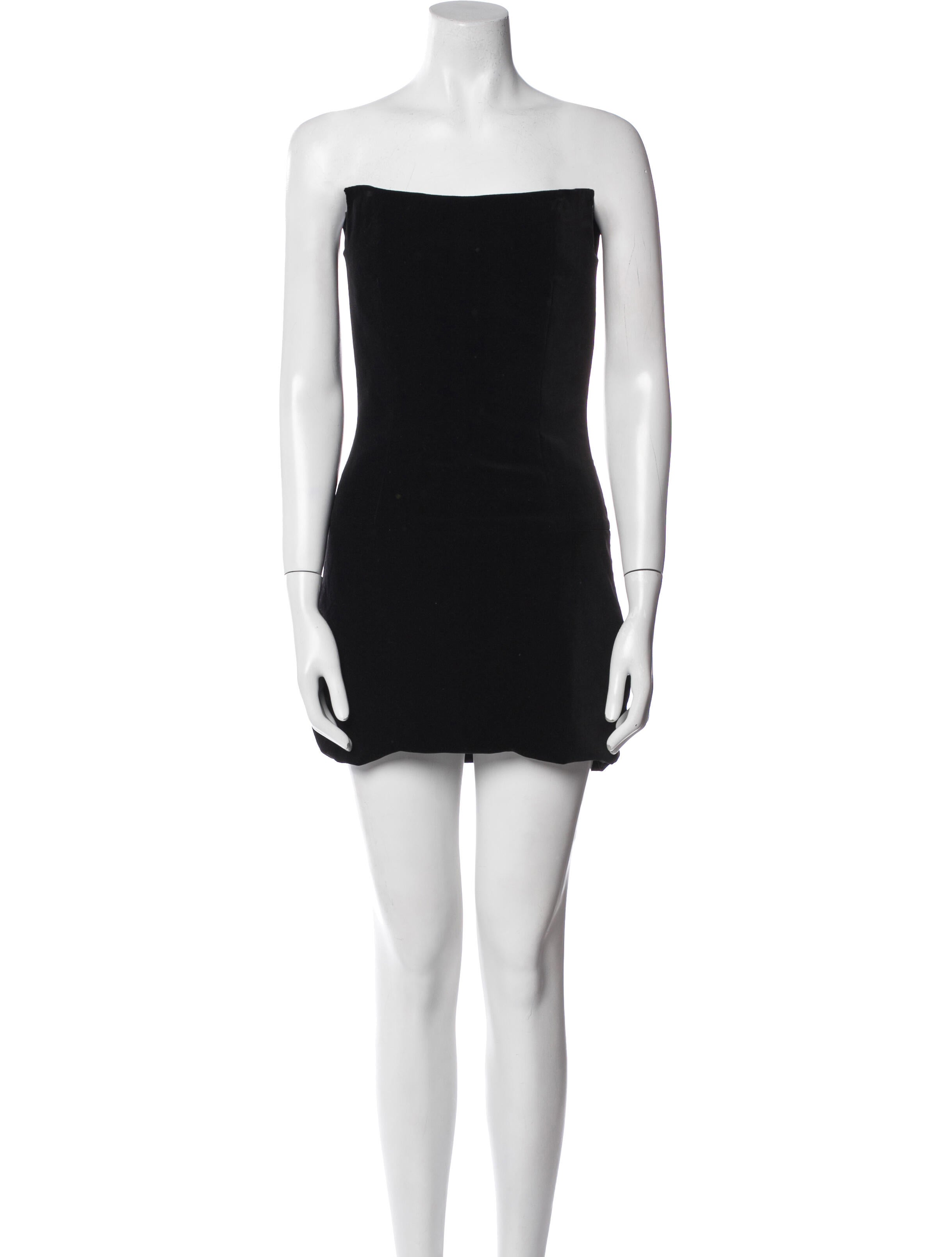 Balmain Strapless Mini Dress