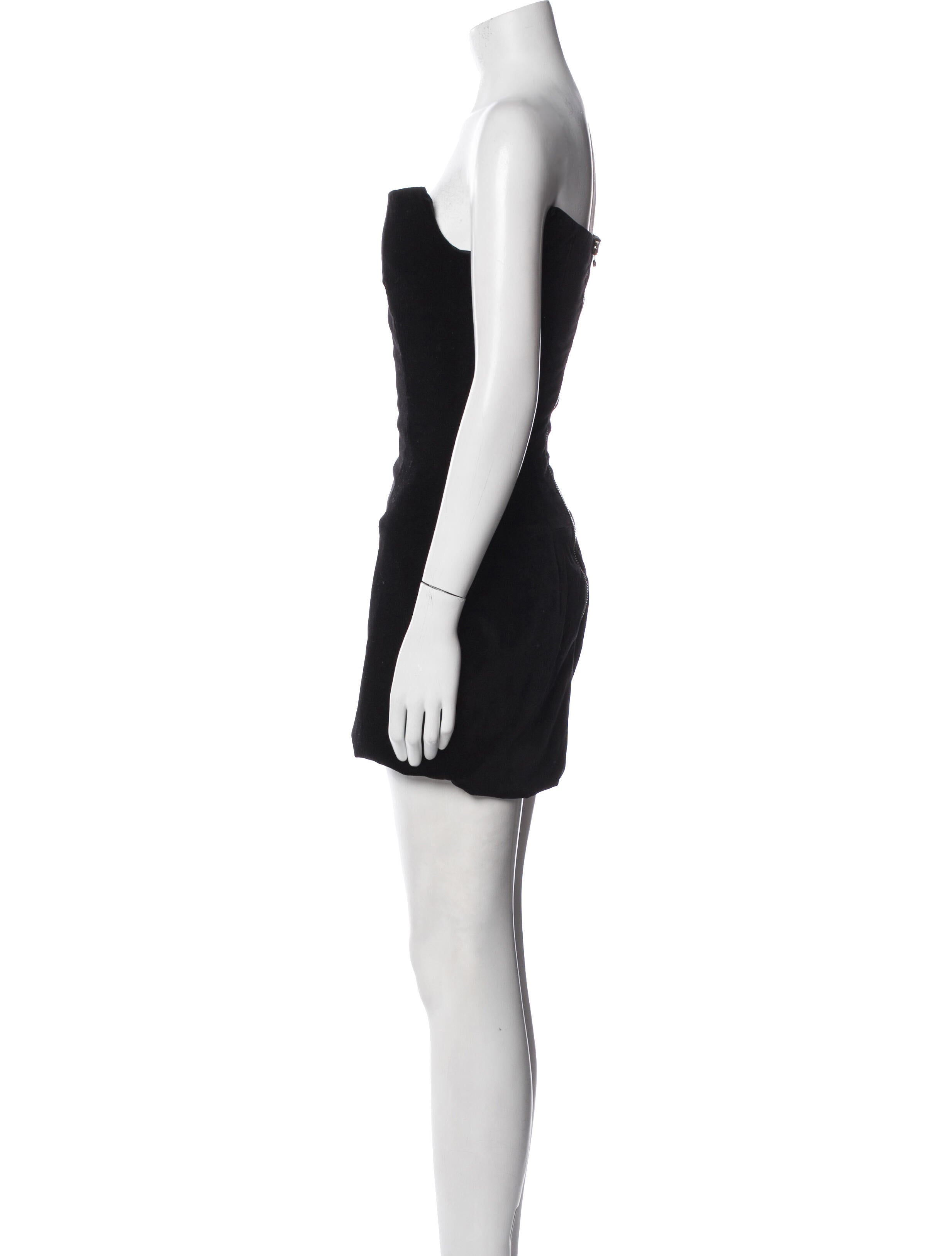 Balmain Strapless Mini Dress