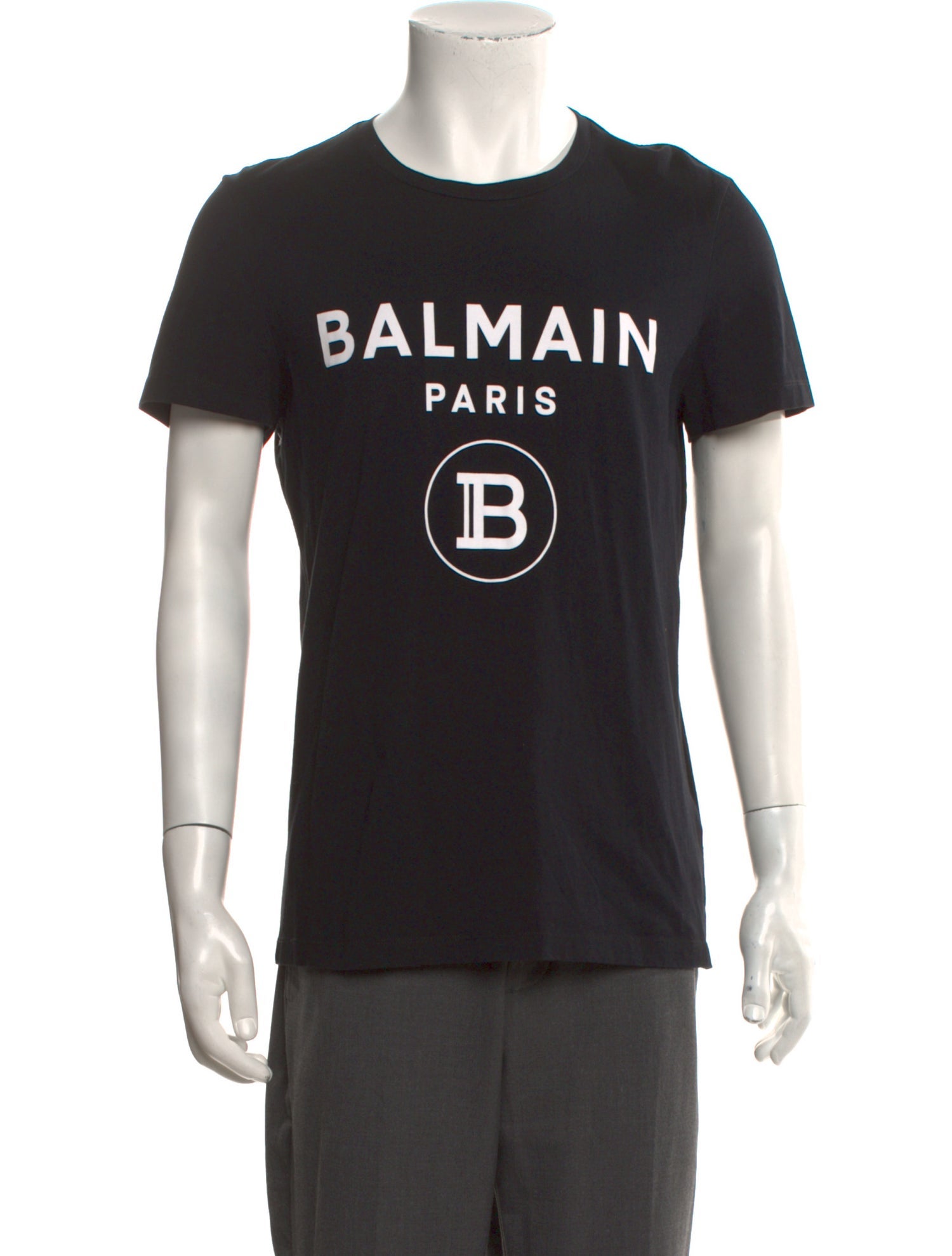Balmain Graphic Print Crew Neck T-Shirt