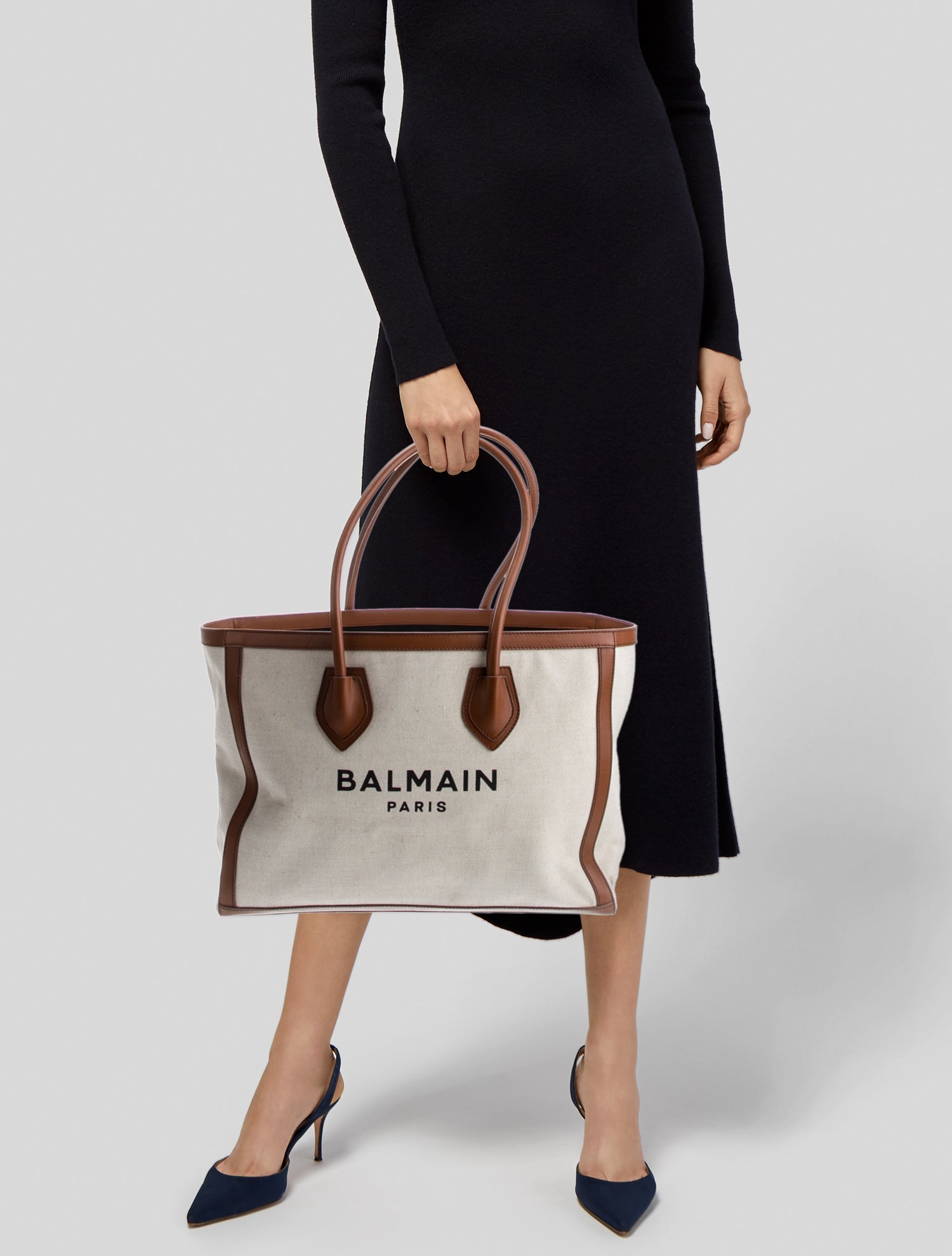 Balmain Canvas Tote