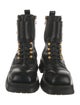 Balmain Leather Combat Boots