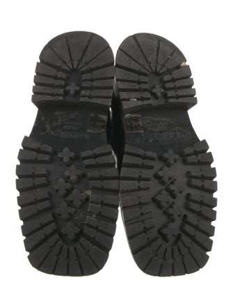 Balmain Leather Combat Boots