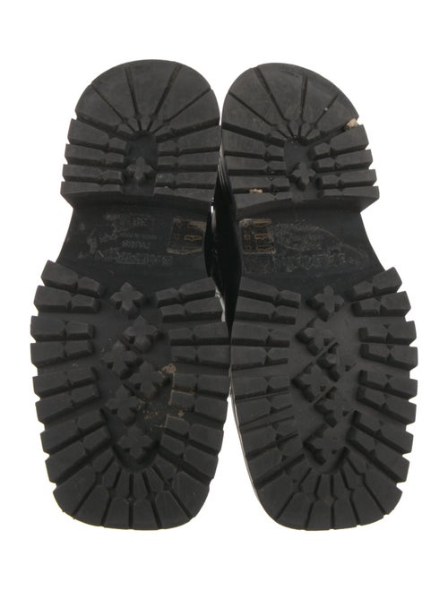 Balmain Leather Combat Boots