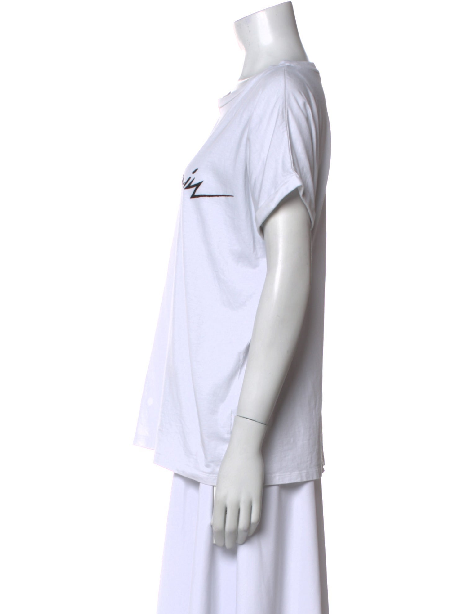 Balmain Graphic Print Crew Neck T-Shirt