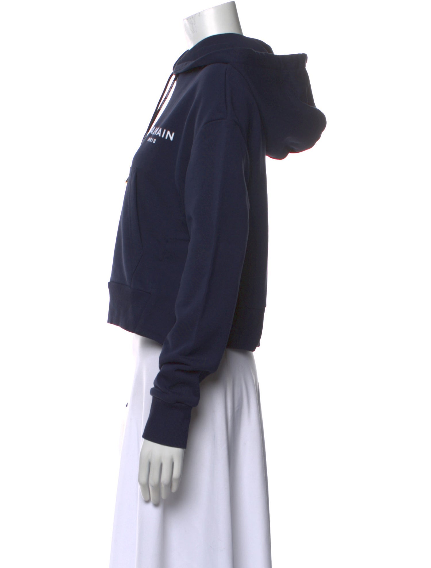 Balmain Graphic Print Crew Neck Sweatshirt