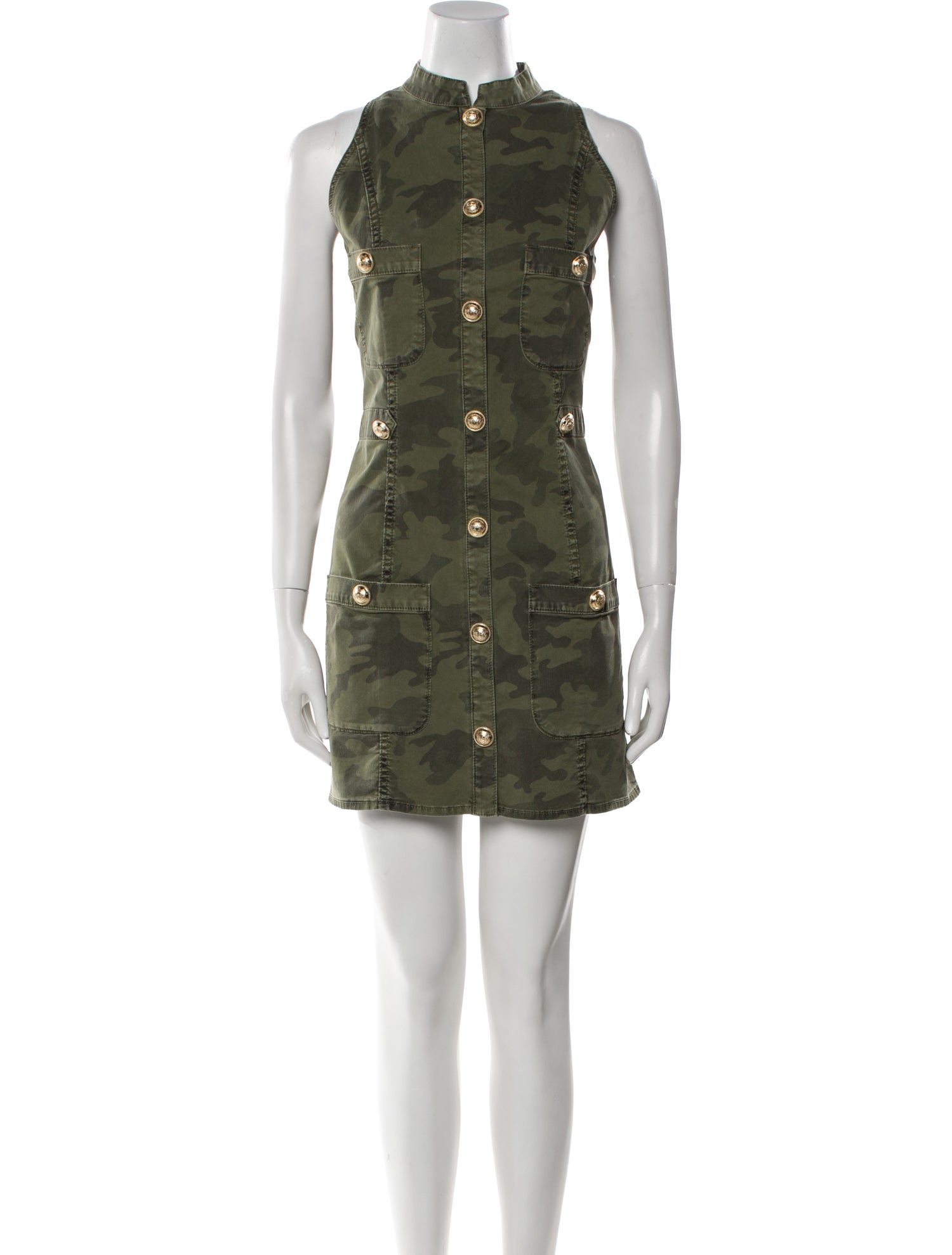 Balmain Floral Print Mini Dress