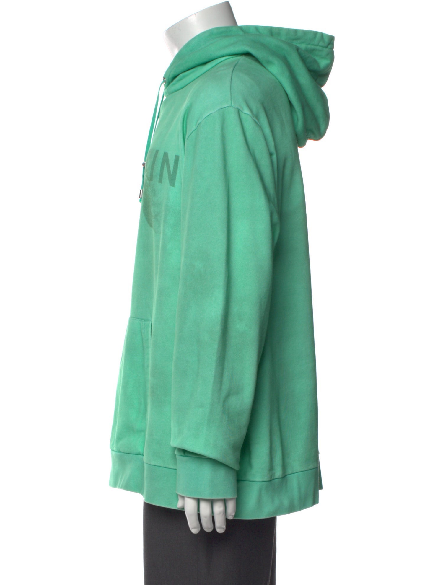 Balmain Graphic Print Crew Neck Hoodie