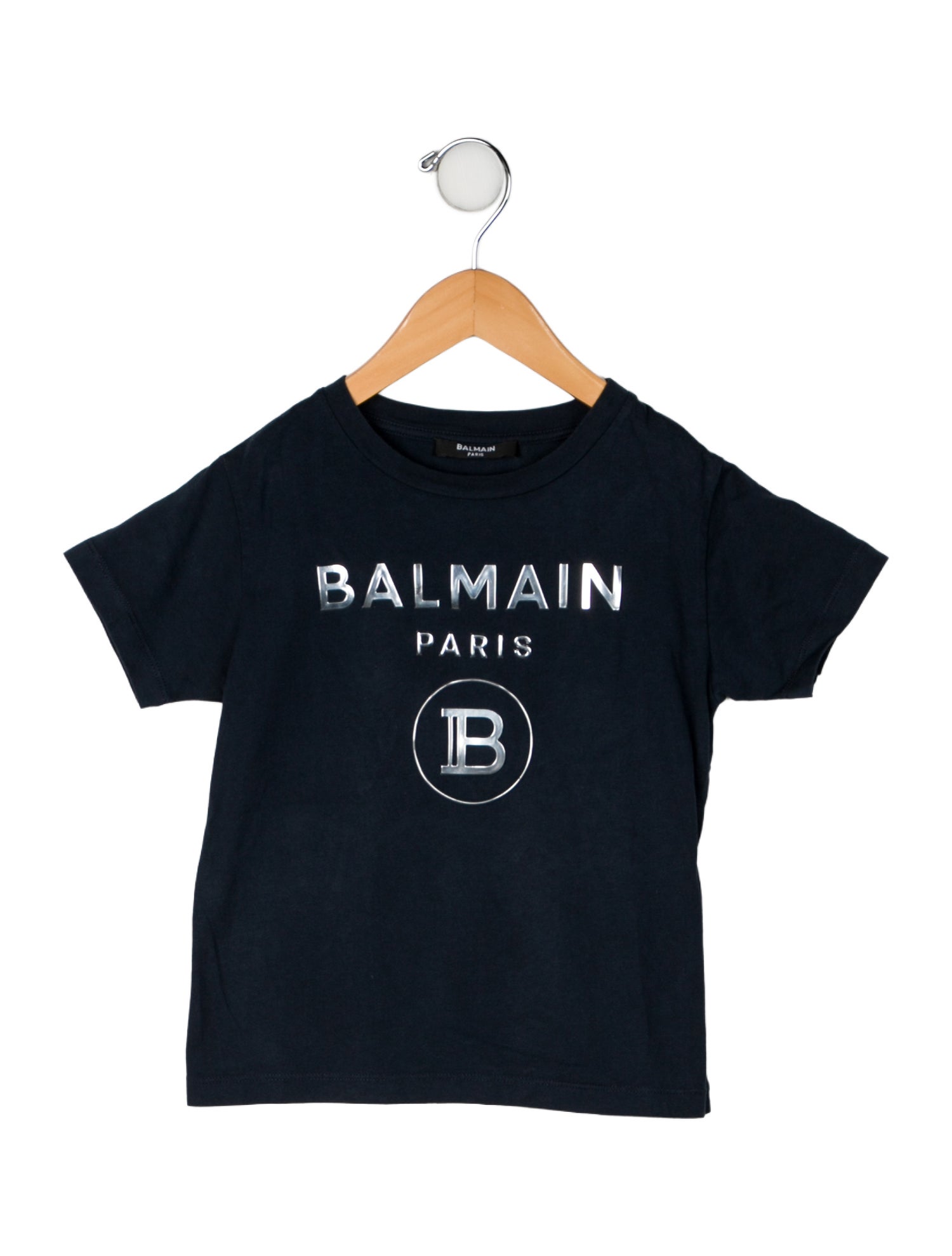 Balmain Logo Print T Shirt