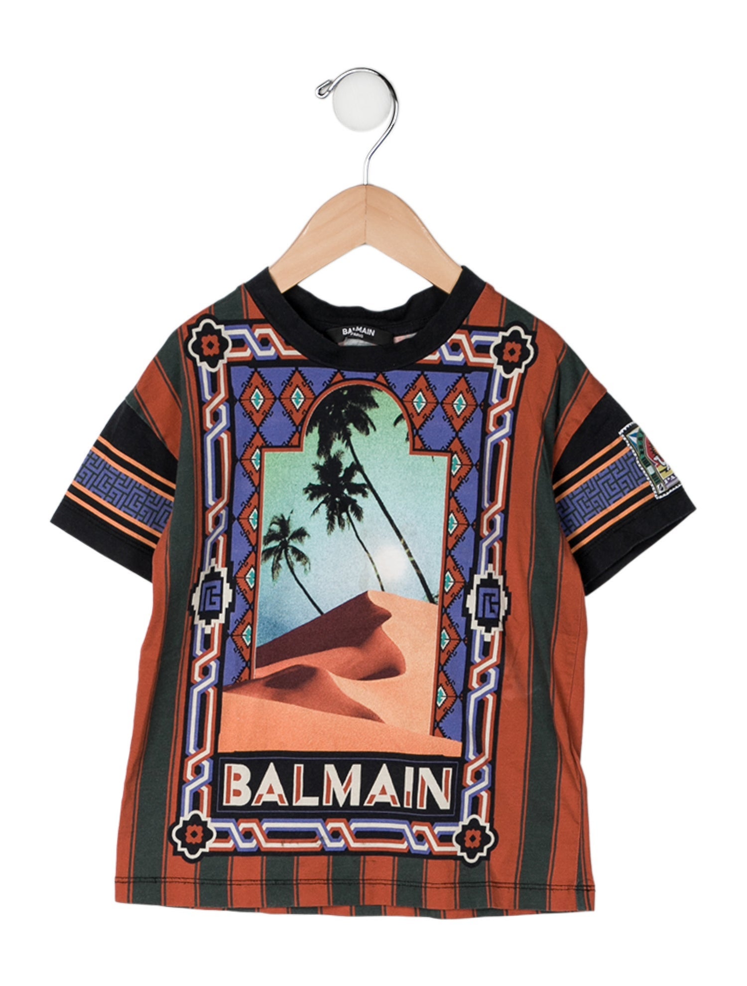 Balmain All Over Print T Shirt