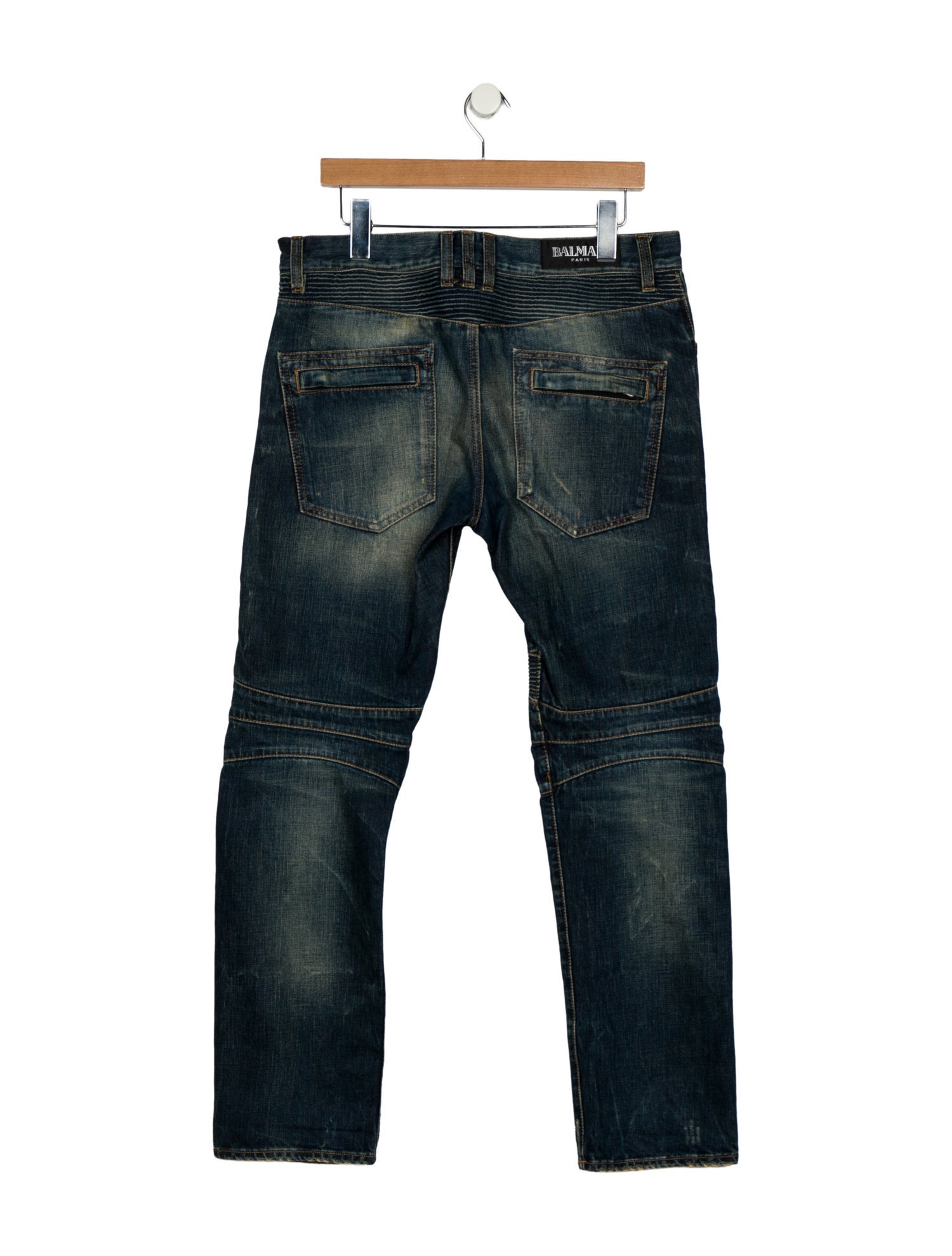 Balmain Moto Jeans