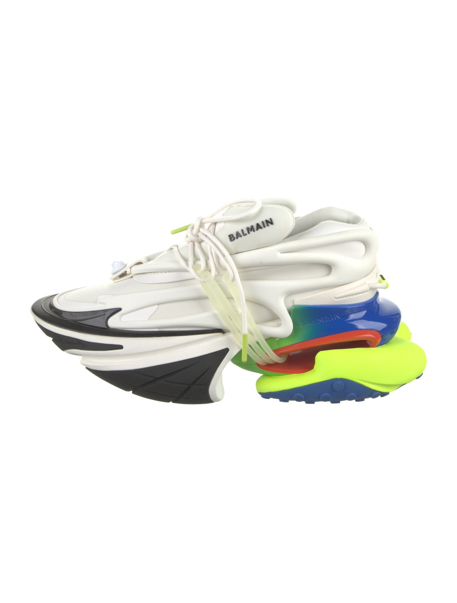 Balmain Neoprene Printed Sneakers