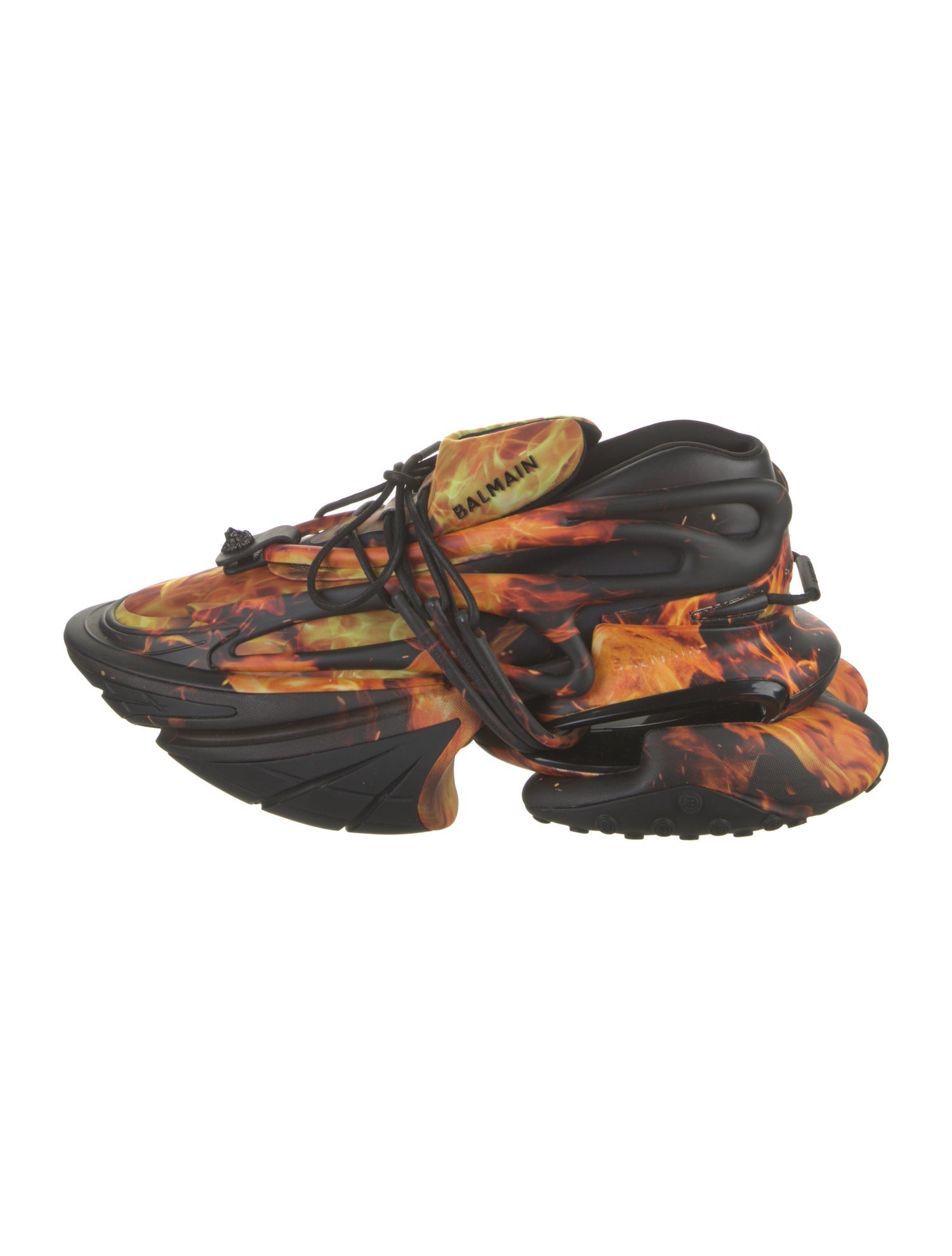 Balmain Neoprene Printed Sneakers