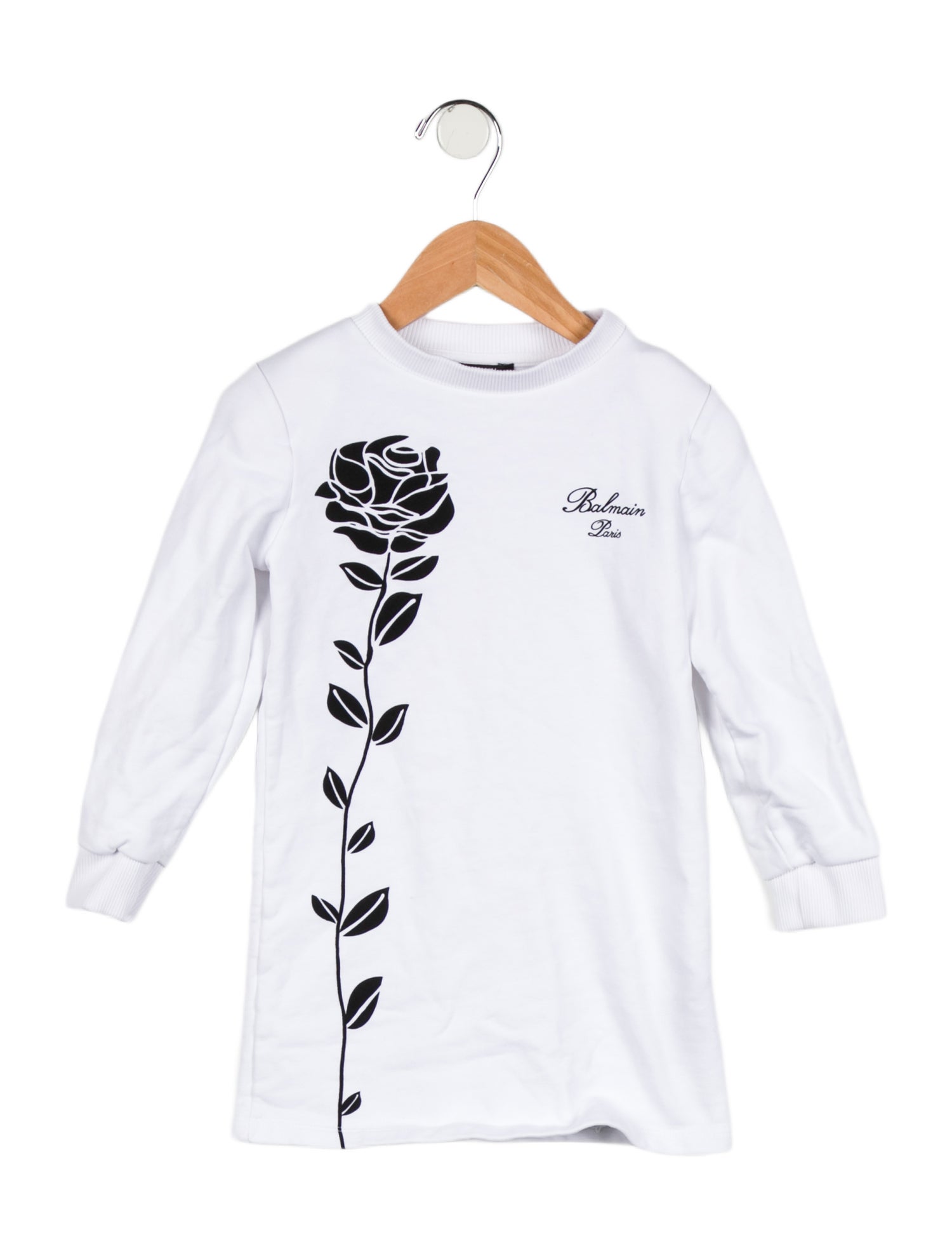 Balmain Girls' Rose Graphic Top