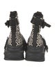 Balmain Monogram Pattern Boots