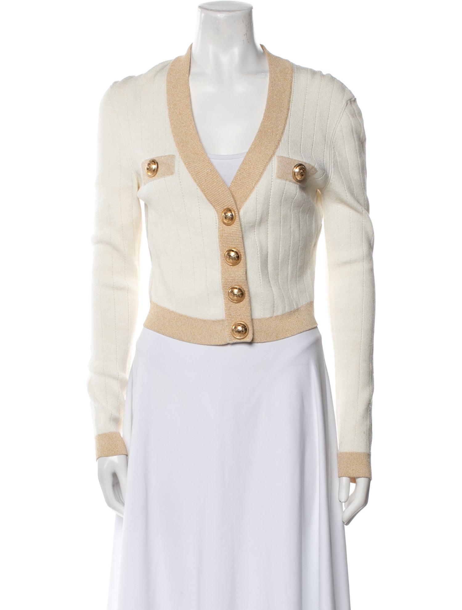 Balmain V-Neck Sweater