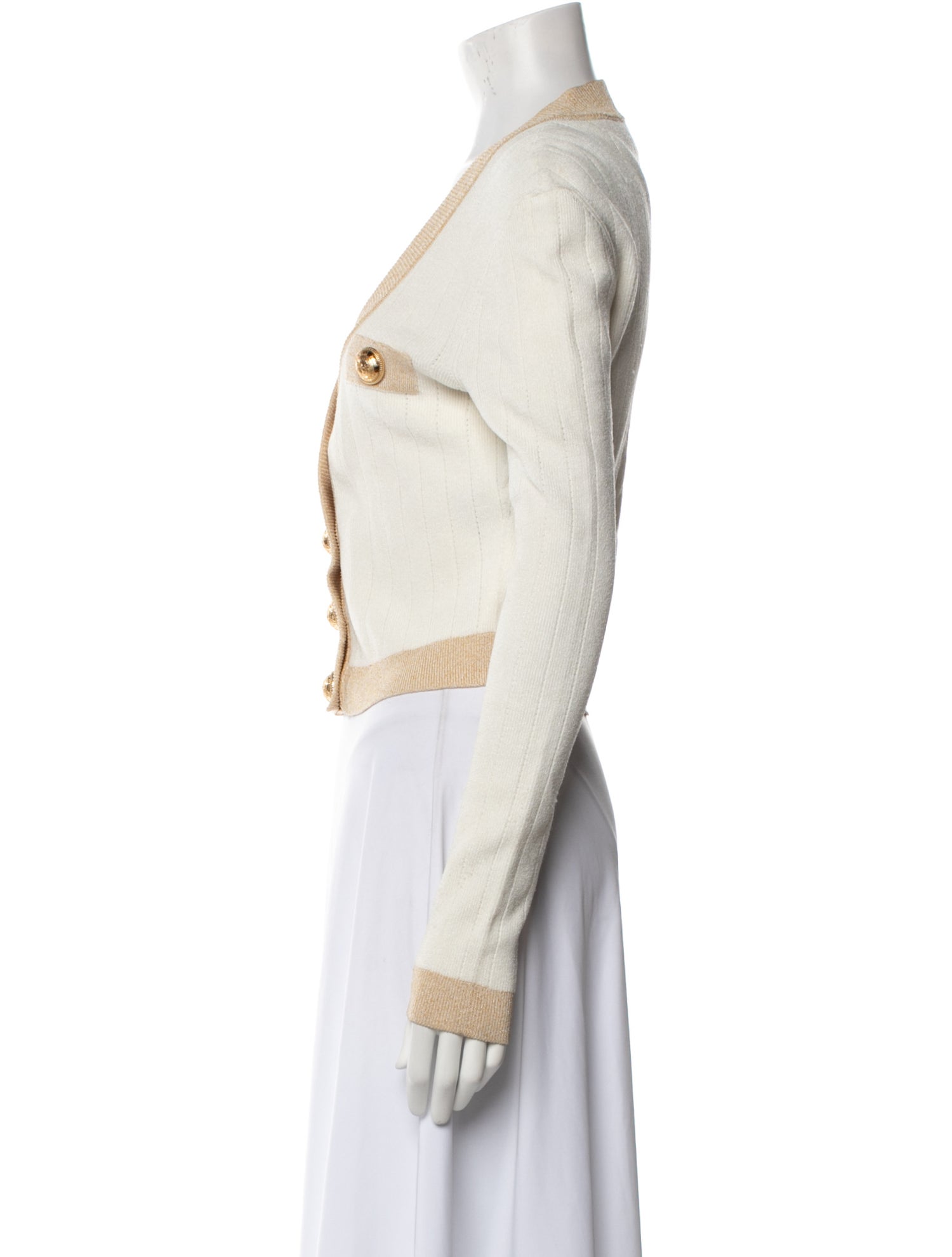 Balmain V-Neck Sweater