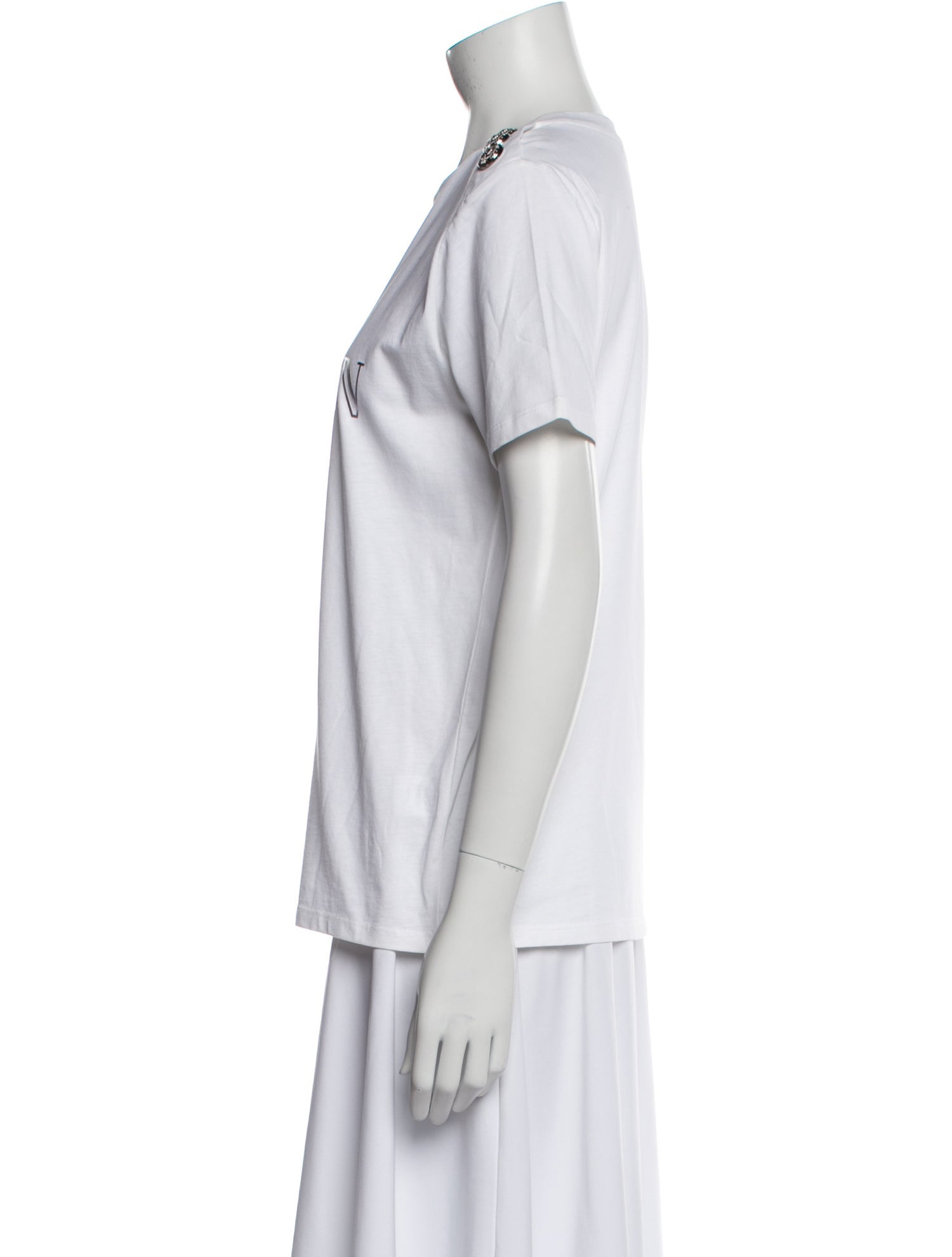 Balmain Graphic Print Crew Neck T-Shirt