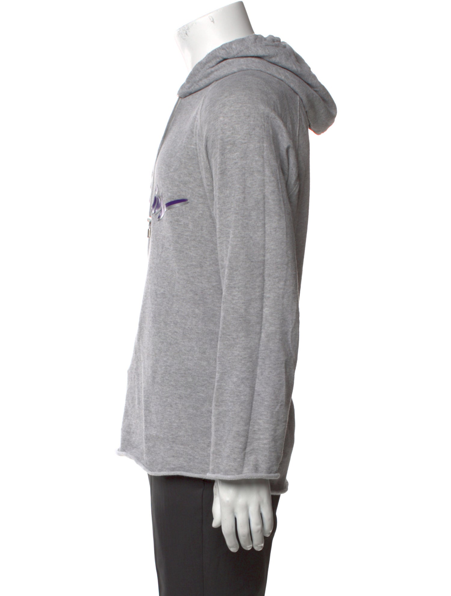 Balmain Graphic Print Crew Neck Hoodie