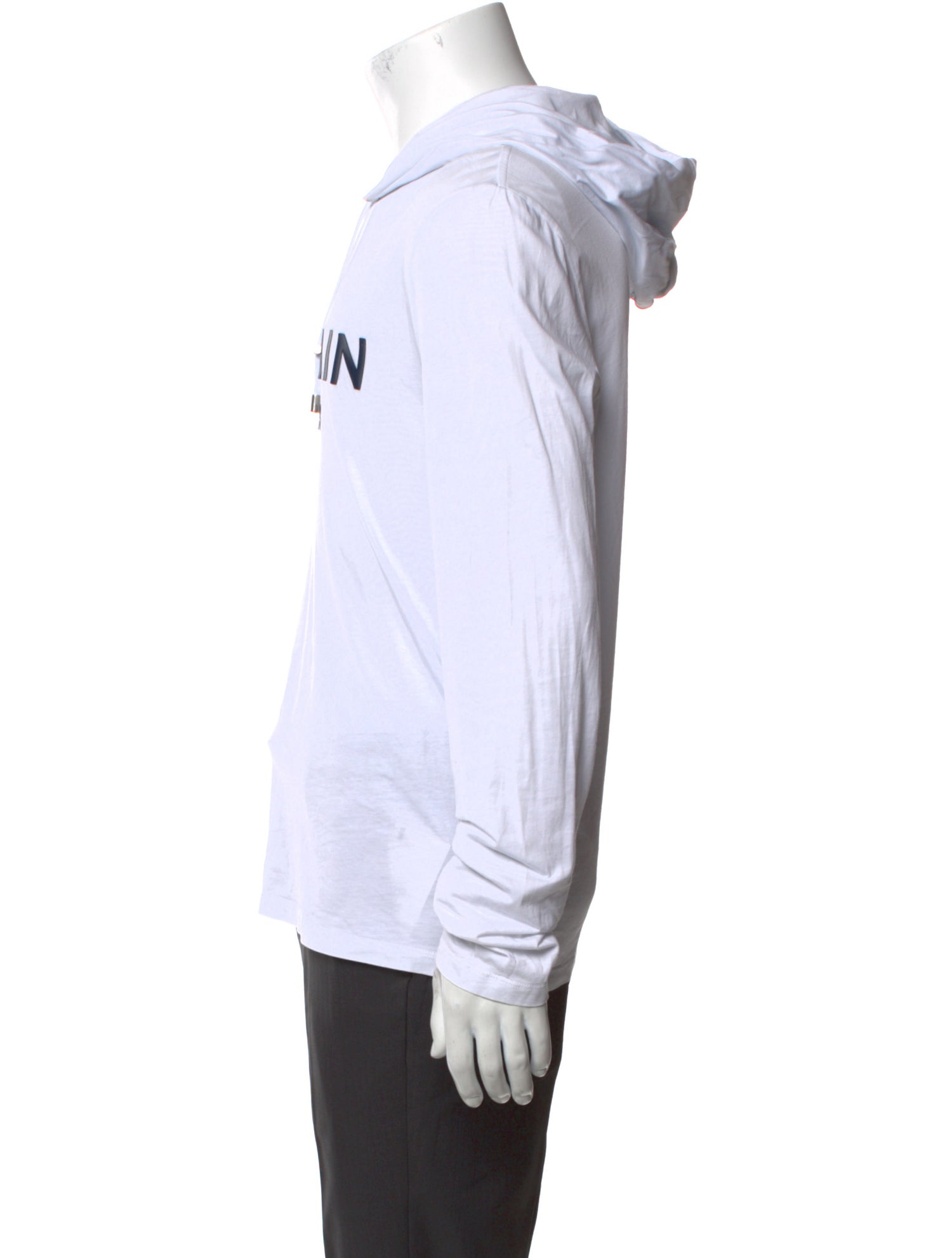 Balmain Graphic Print Crew Neck Hoodie