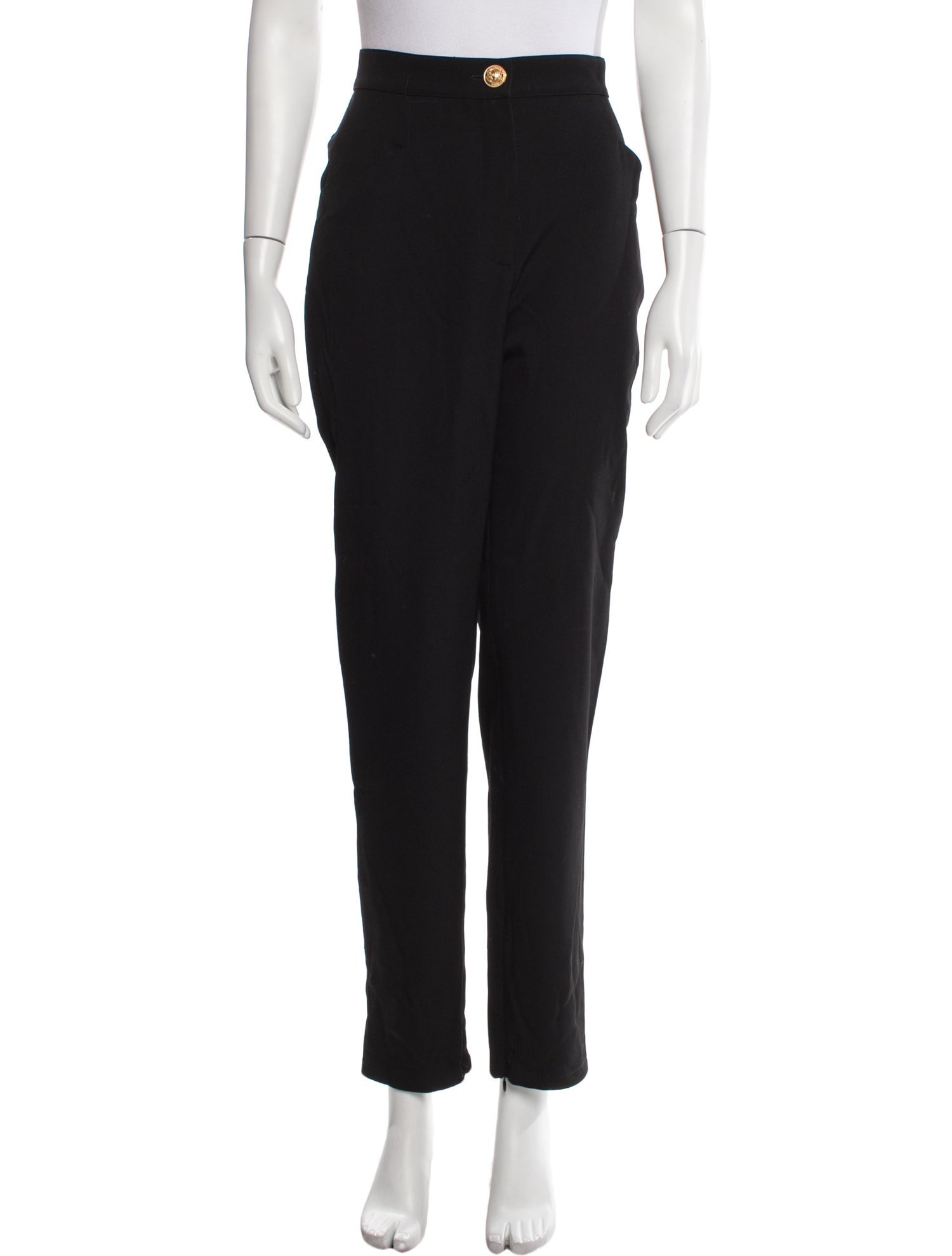 Balmain Virgin Wool Straight Leg Pants