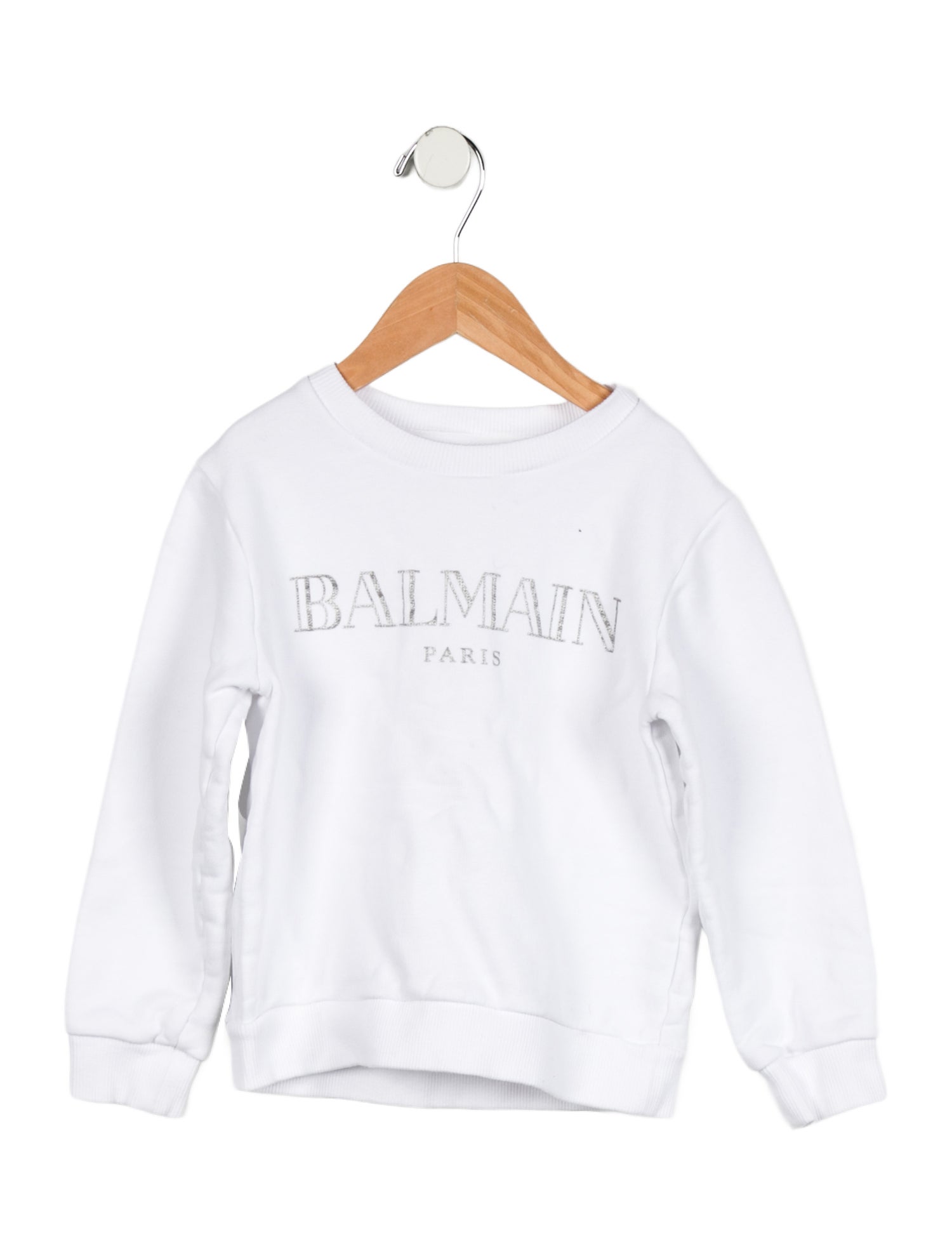 Balmain Toddler Girls' Graphic Printed Long Sleeve Sweatshirt