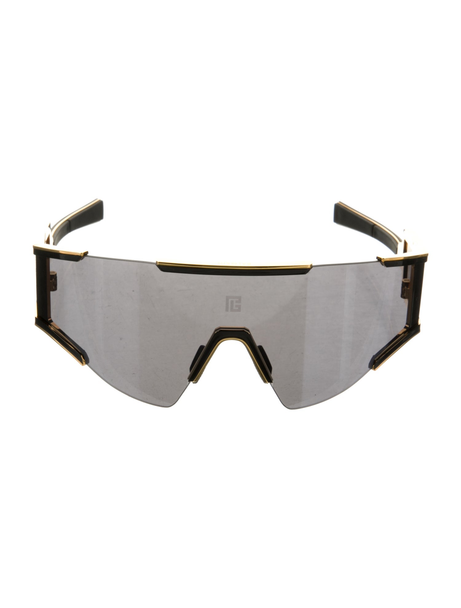 Balmain Shield Mirrored Sunglasses