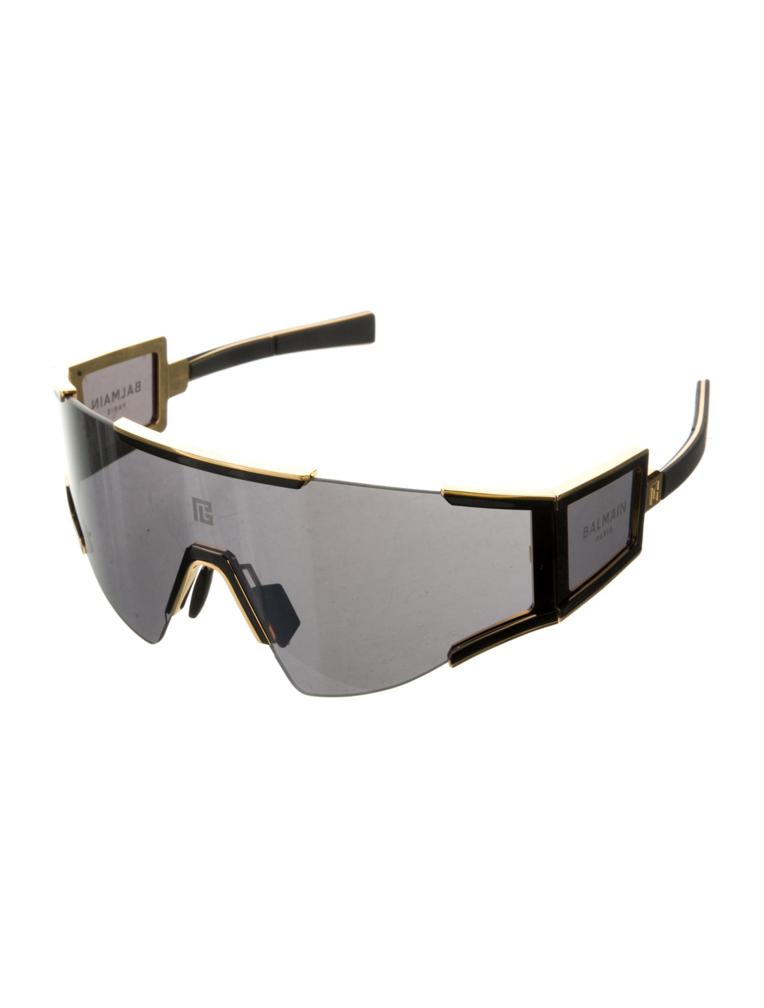 Balmain Shield Mirrored Sunglasses