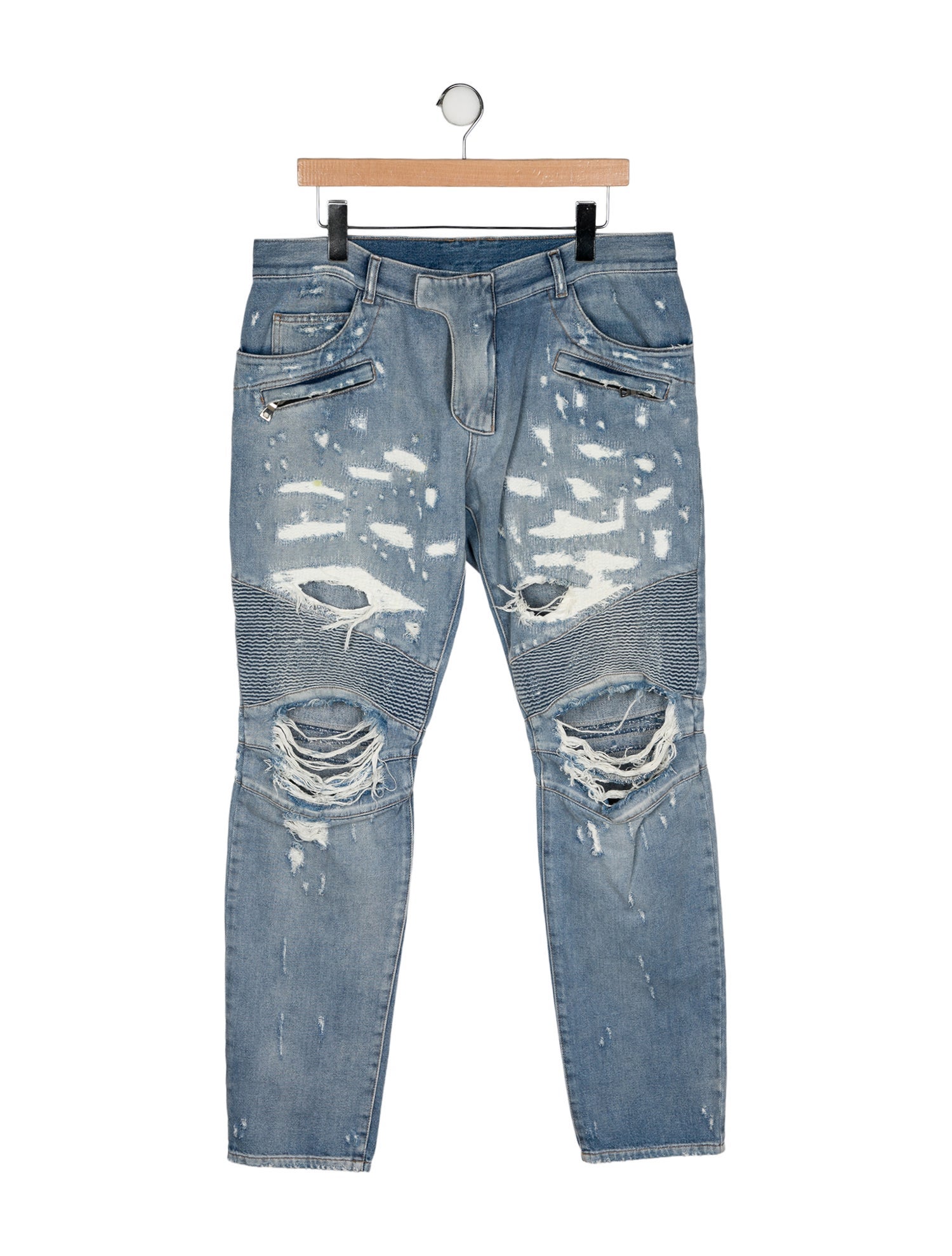 Balmain Moto Jeans