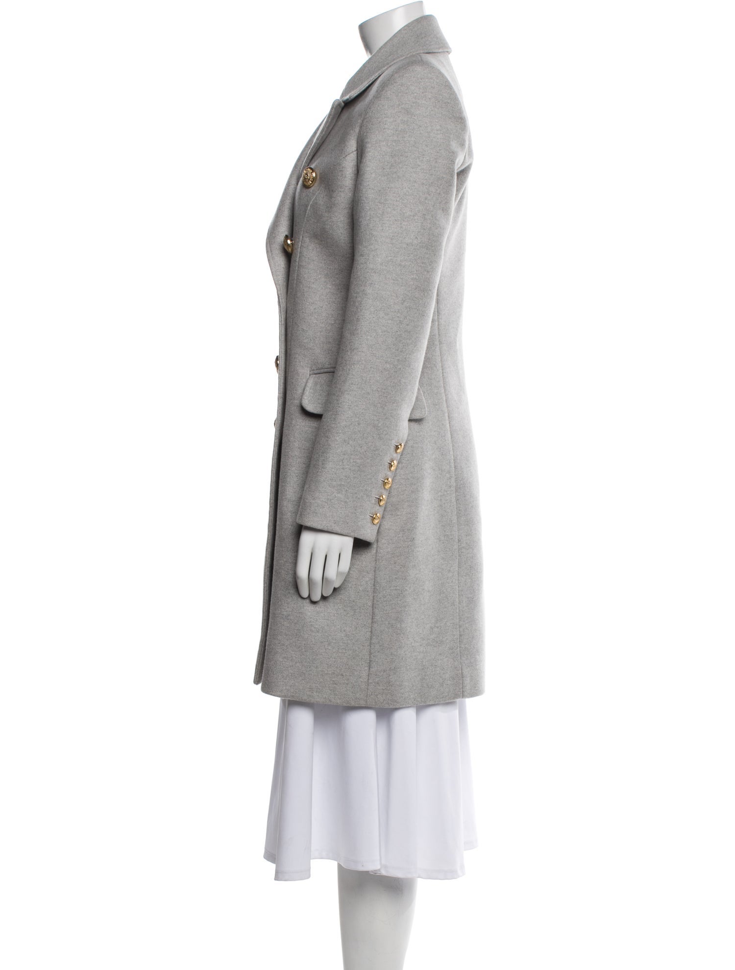 Balmain Wool Peacoat