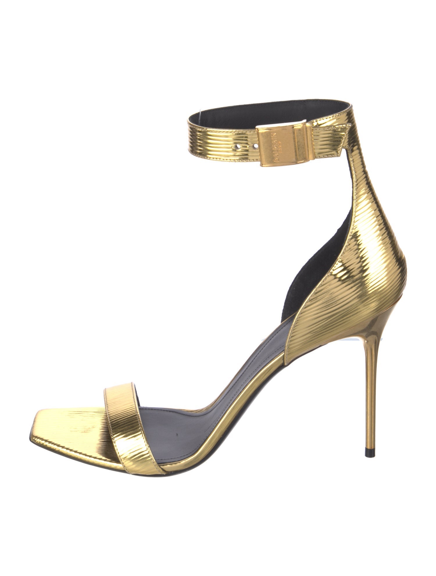 Balmain Patent Leather Sandals