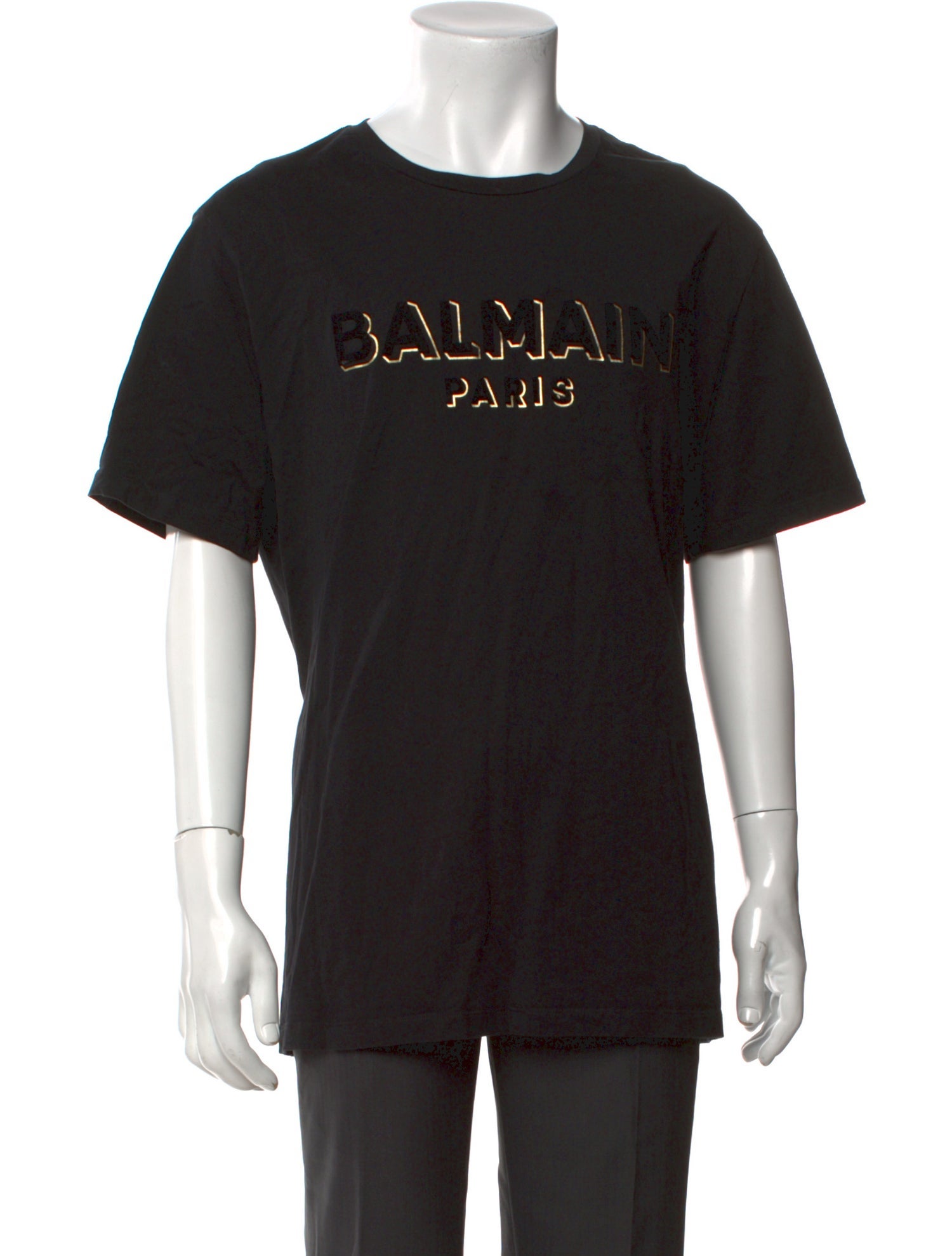 Balmain Graphic Print Crew Neck T-Shirt