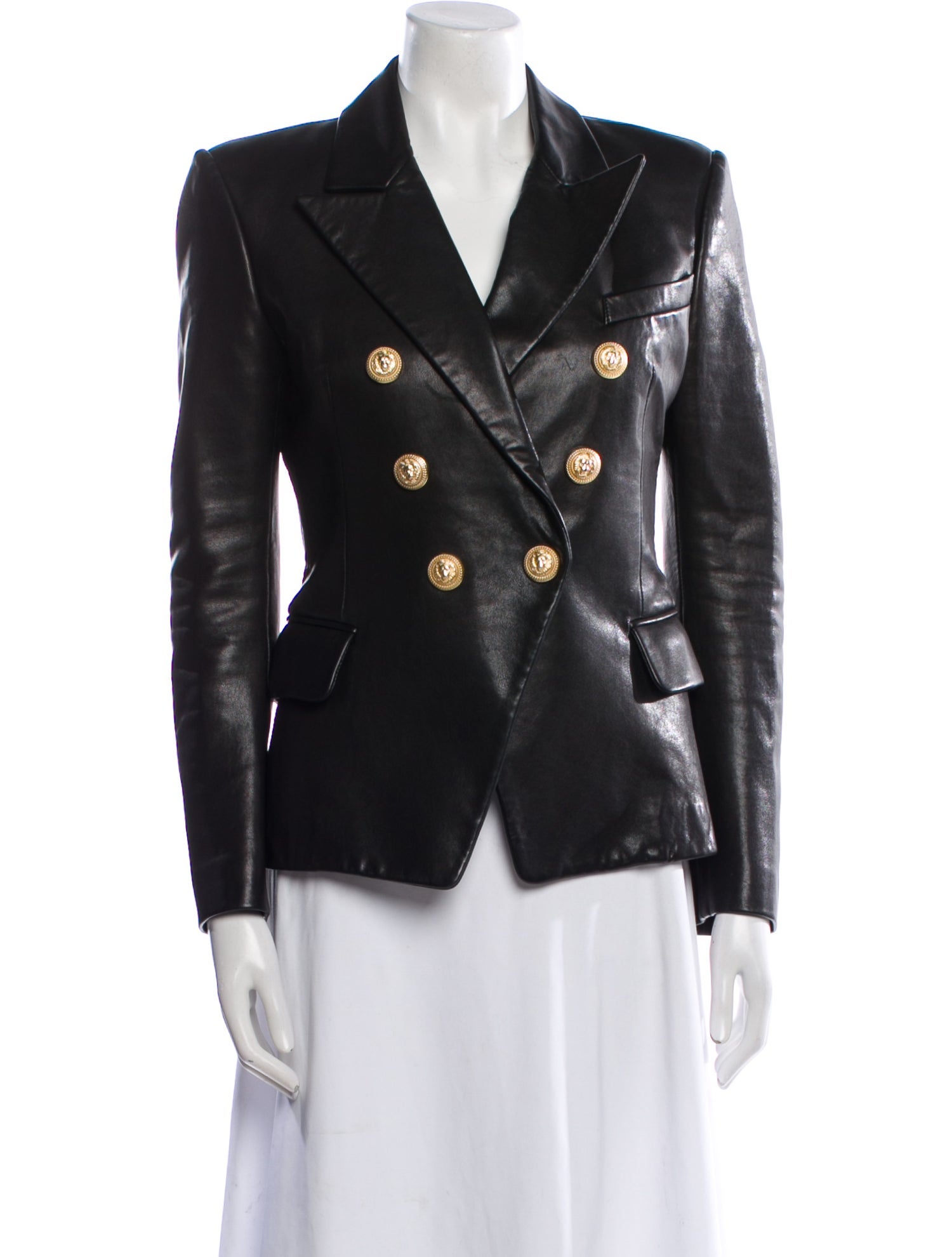 Balmain 2010's Lambskin Blazer