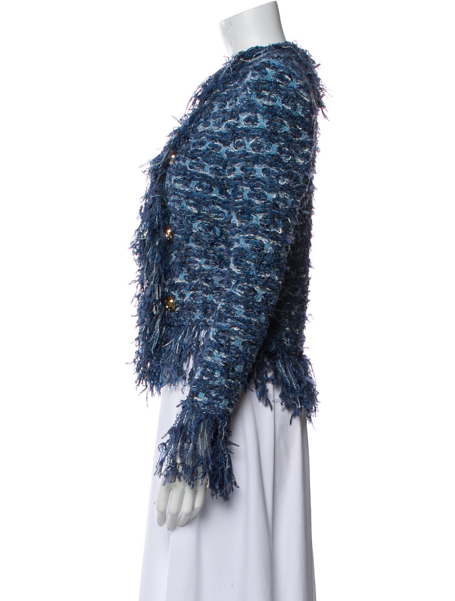 Balmain Tweed Pattern Jacket