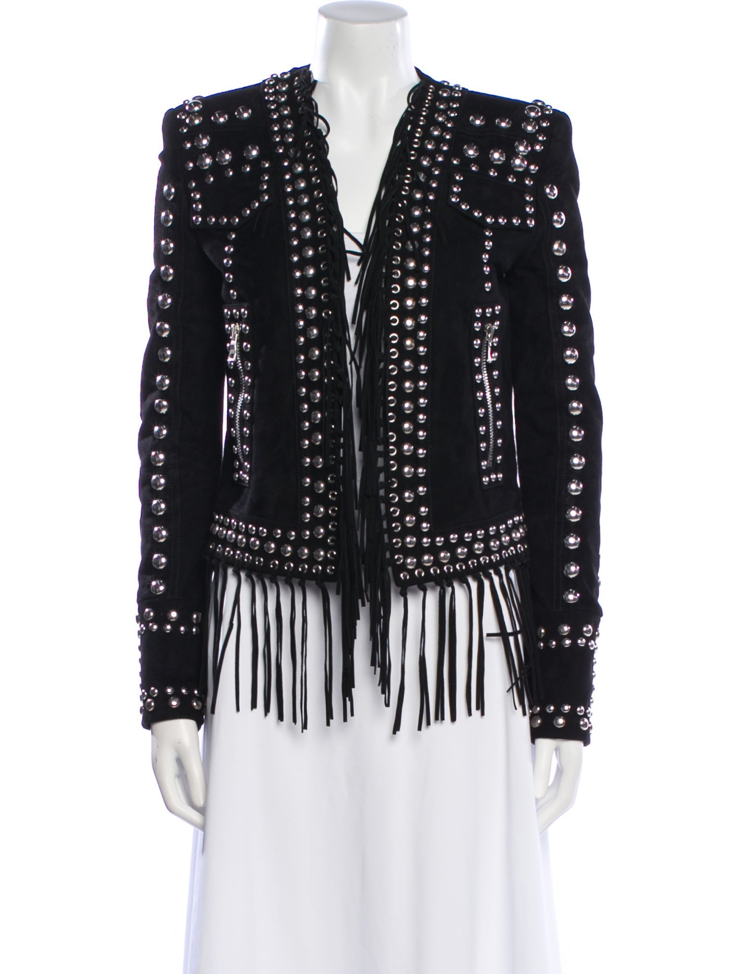 Balmain 2010's Goat Leather Jacket