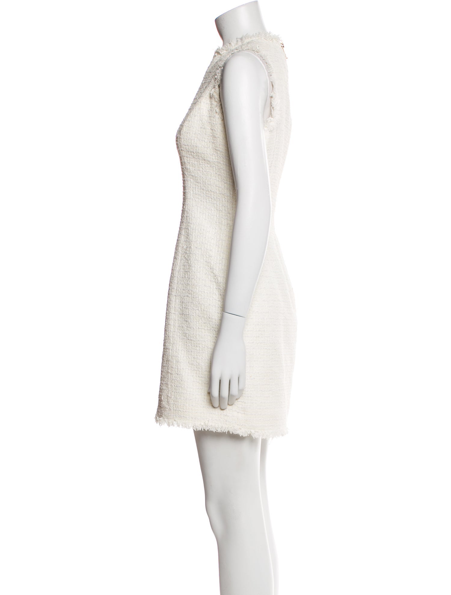 Balmain Mock Neck Mini Dress