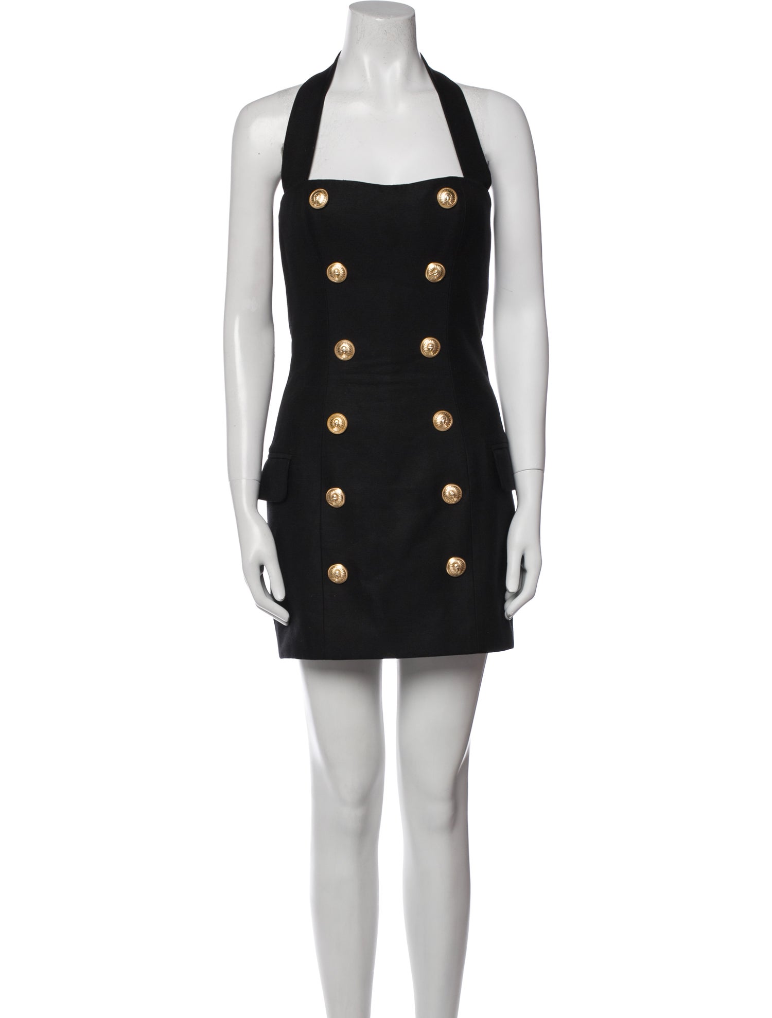 Balmain Halterneck Mini Dress