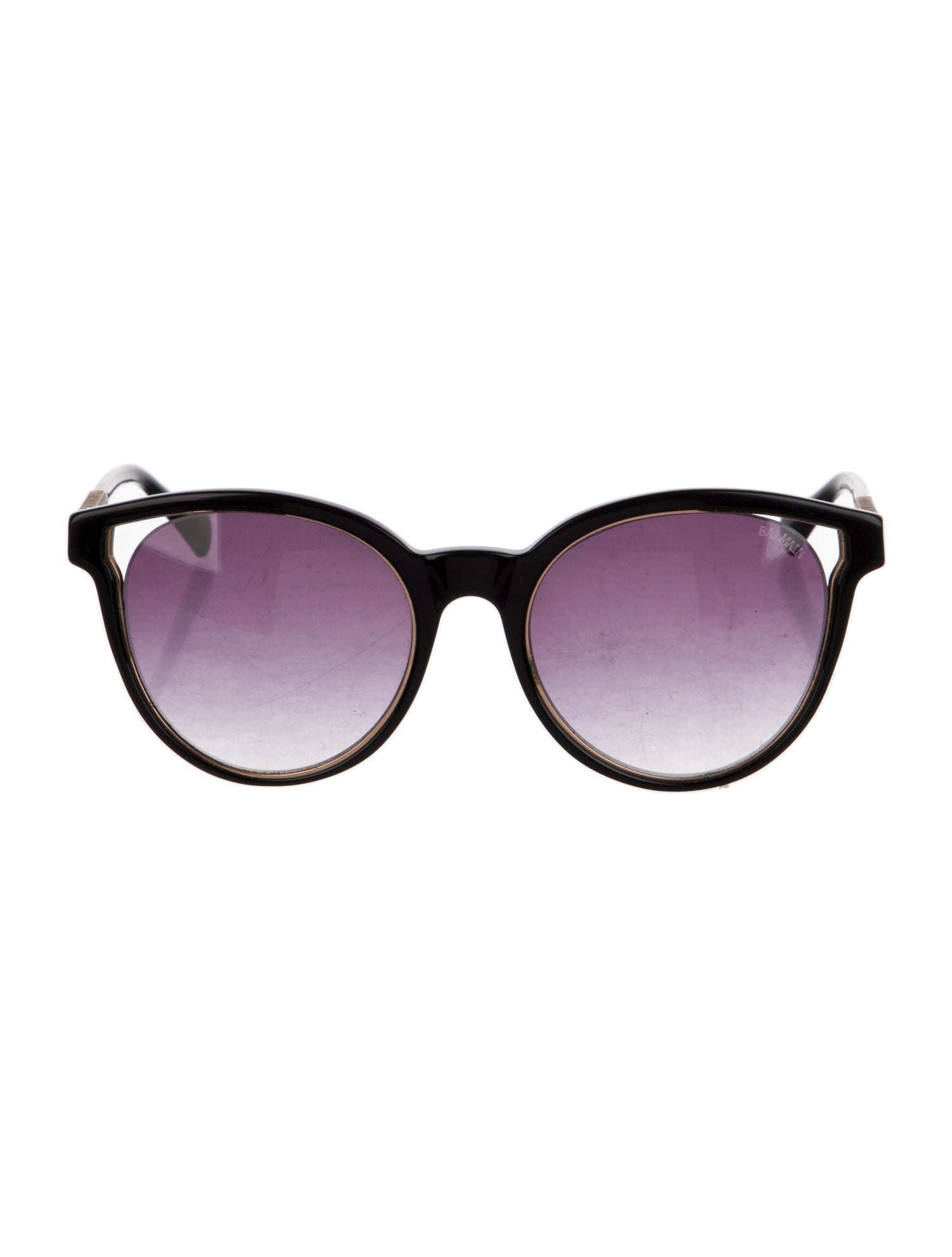 Balmain Round Gradient Sunglasses