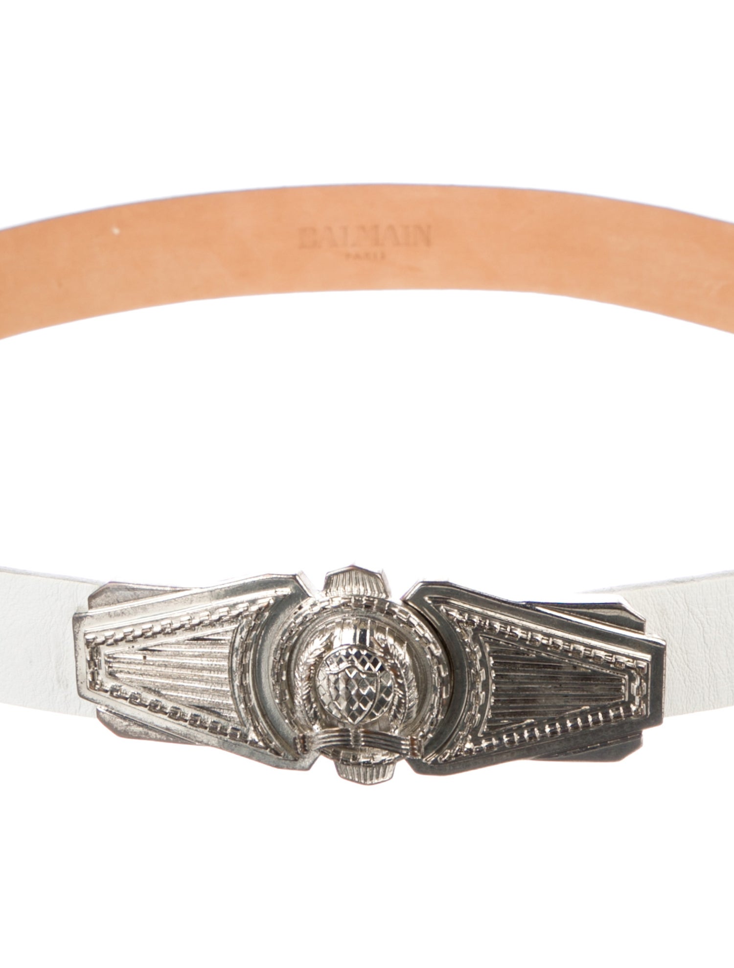 Balmain Leather Waist Belt