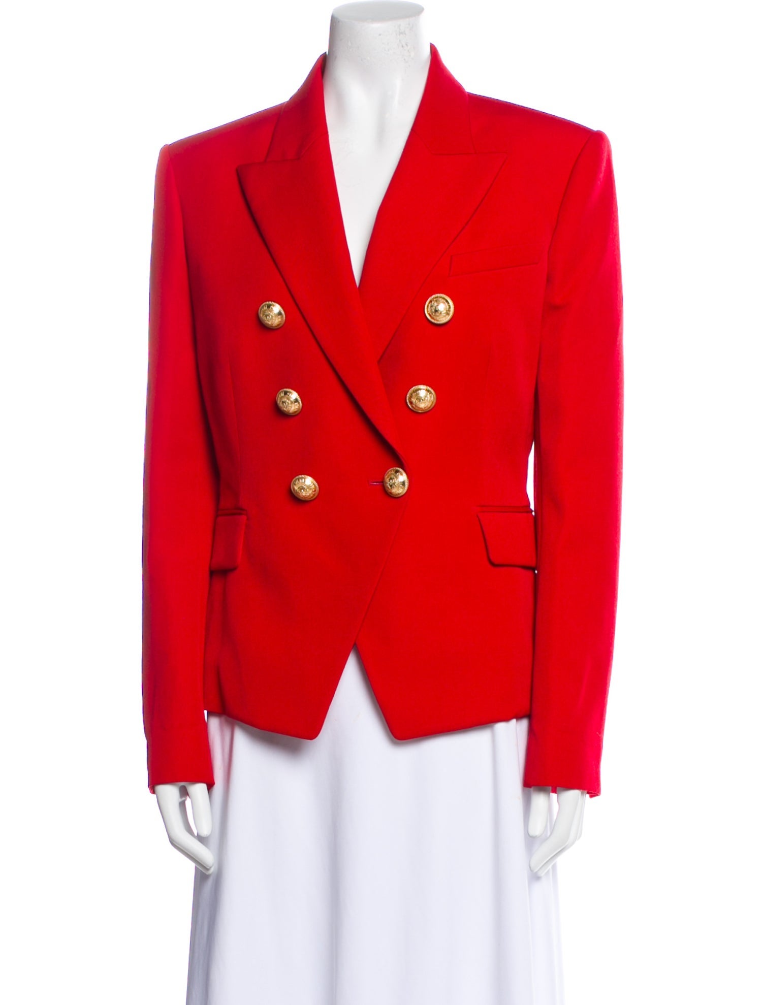 Balmain Wool Printed Blazer