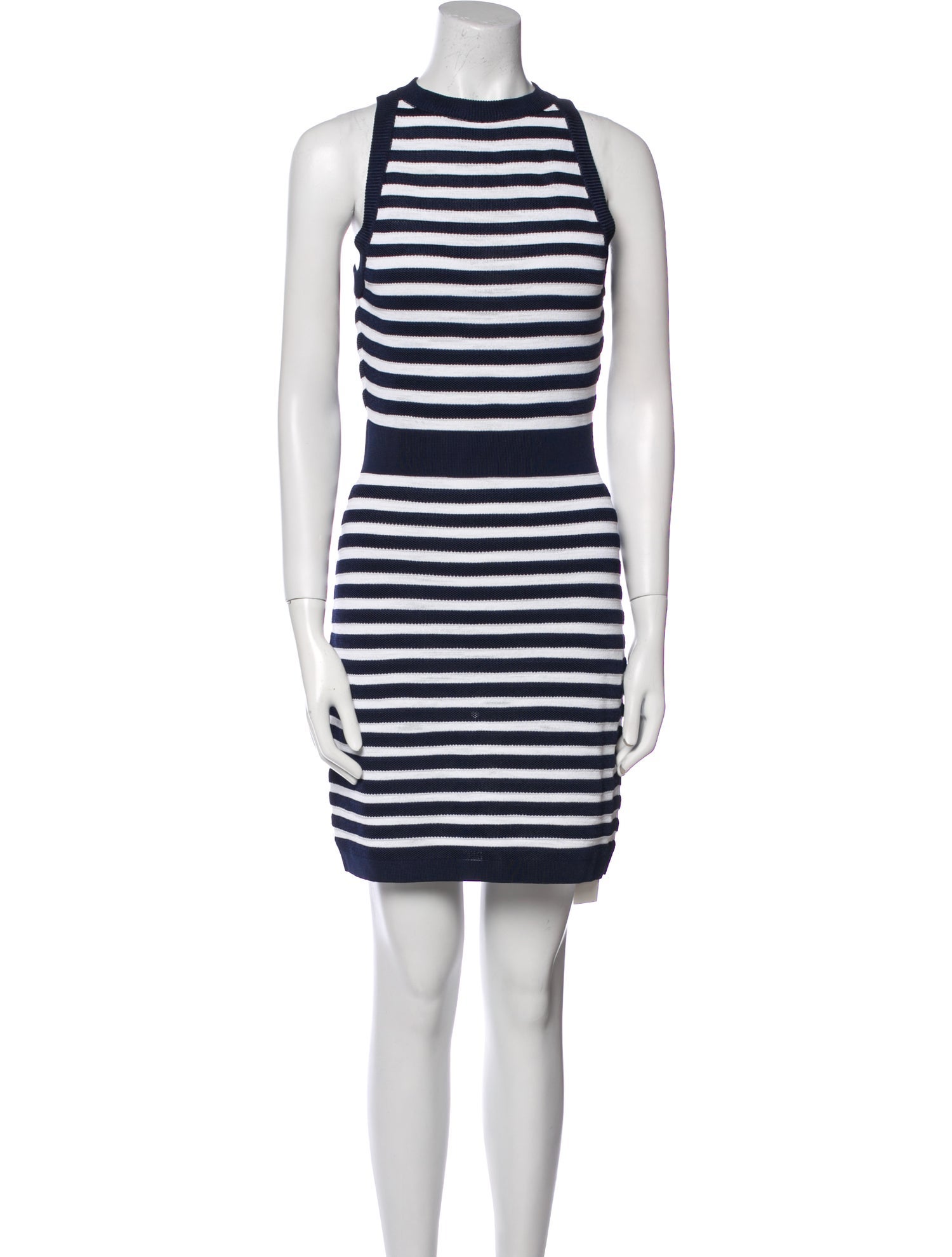 Balmain Striped Mini Dress