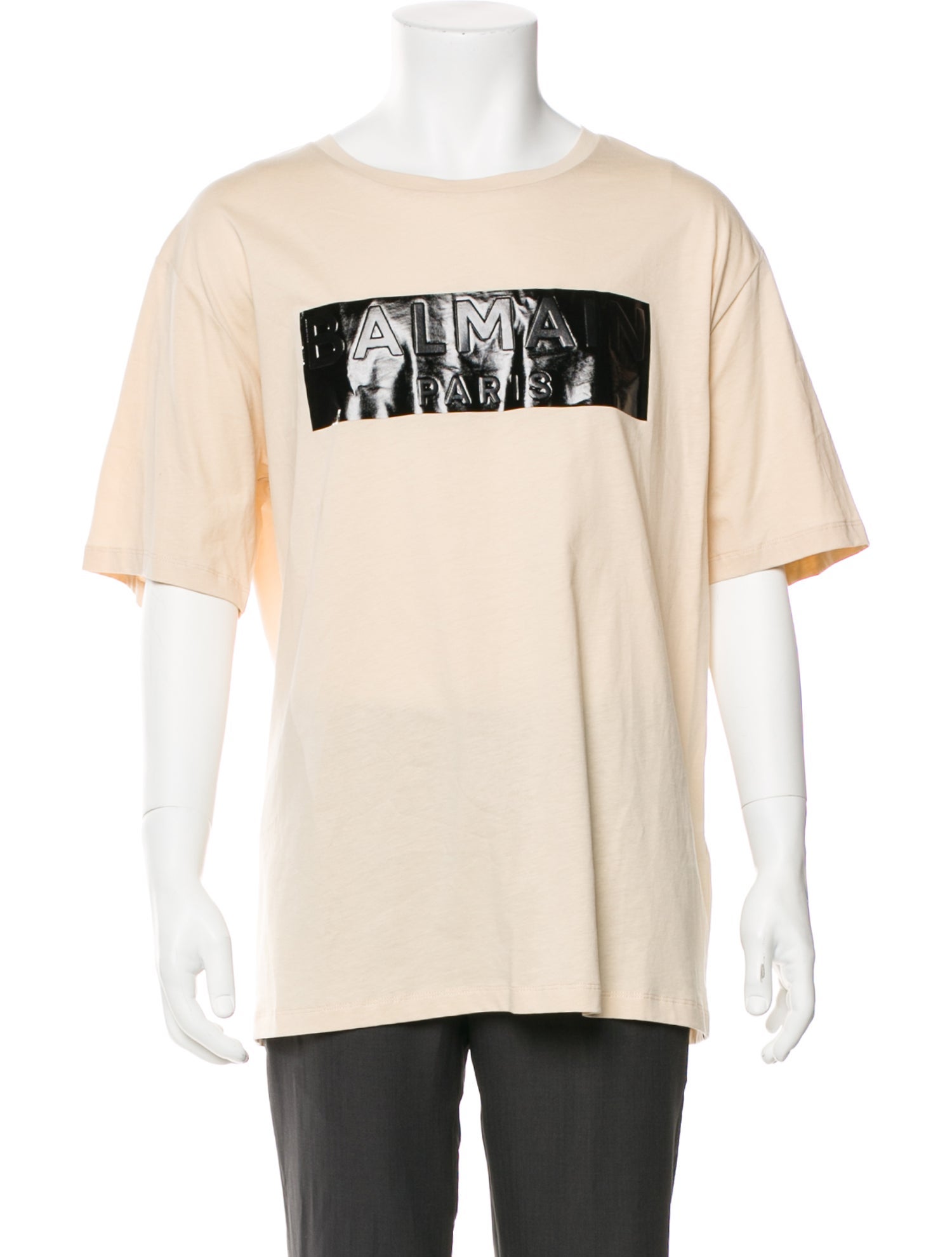 Balmain Graphic Print Crew Neck T-Shirt
