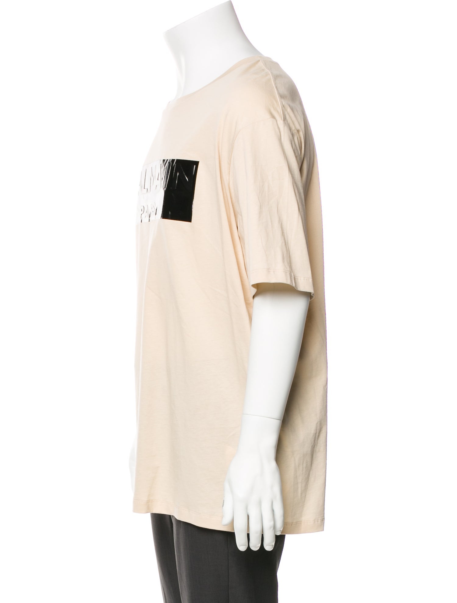 Balmain Graphic Print Crew Neck T-Shirt