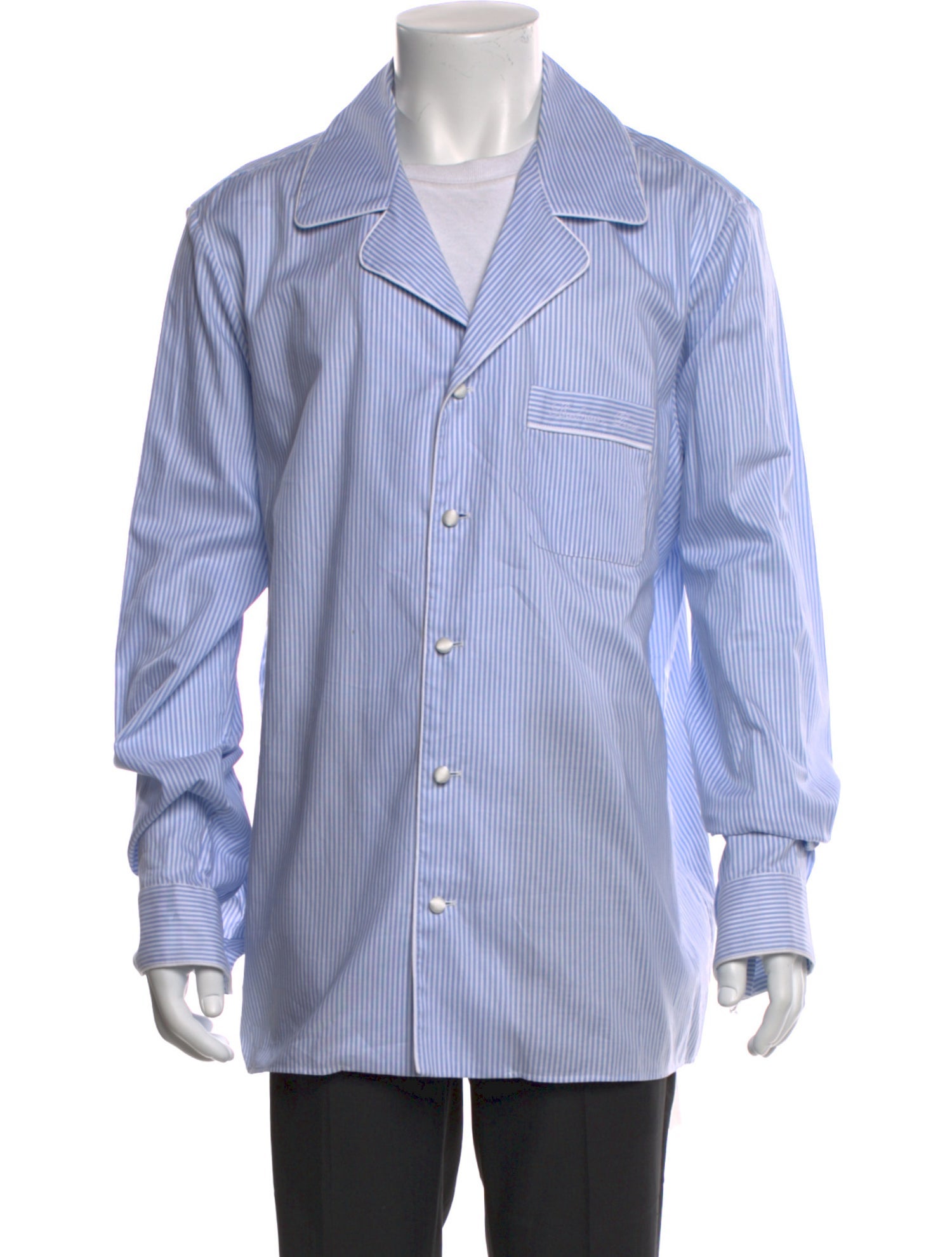 Balmain Striped Long Sleeve Shirt w/ Tags