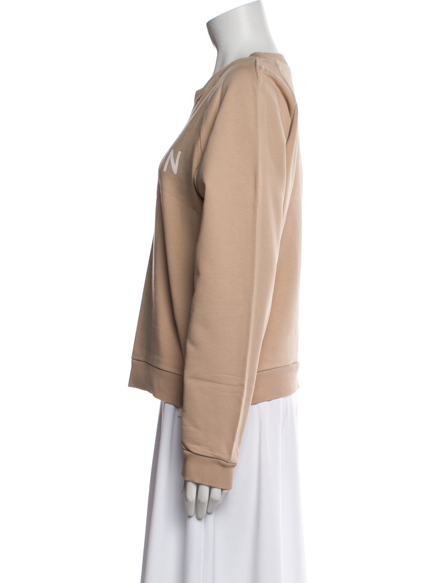 Balmain Graphic Print Crew Neck Sweatshirt