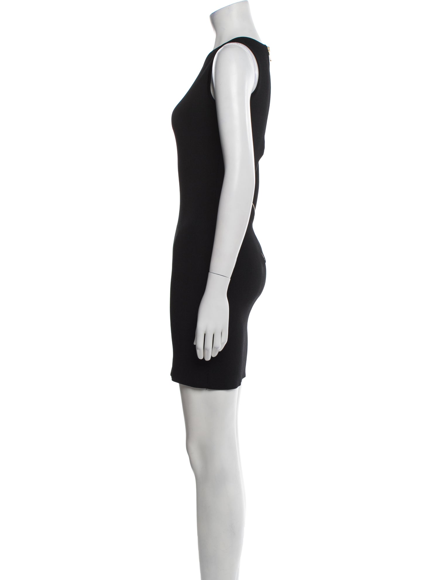 Balmain Scoop Neck Mini Dress