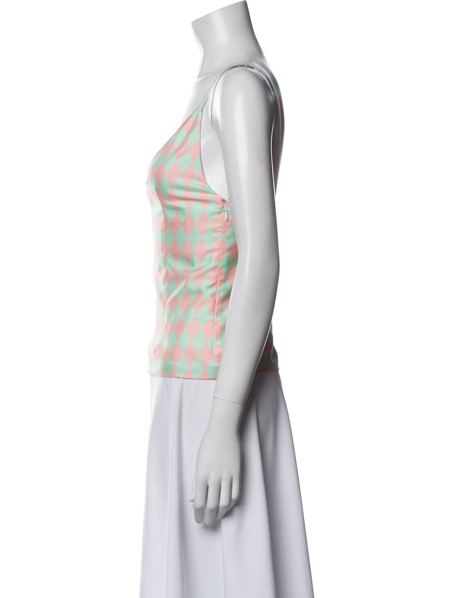 Balmain Silk Printed Top w/ Tags