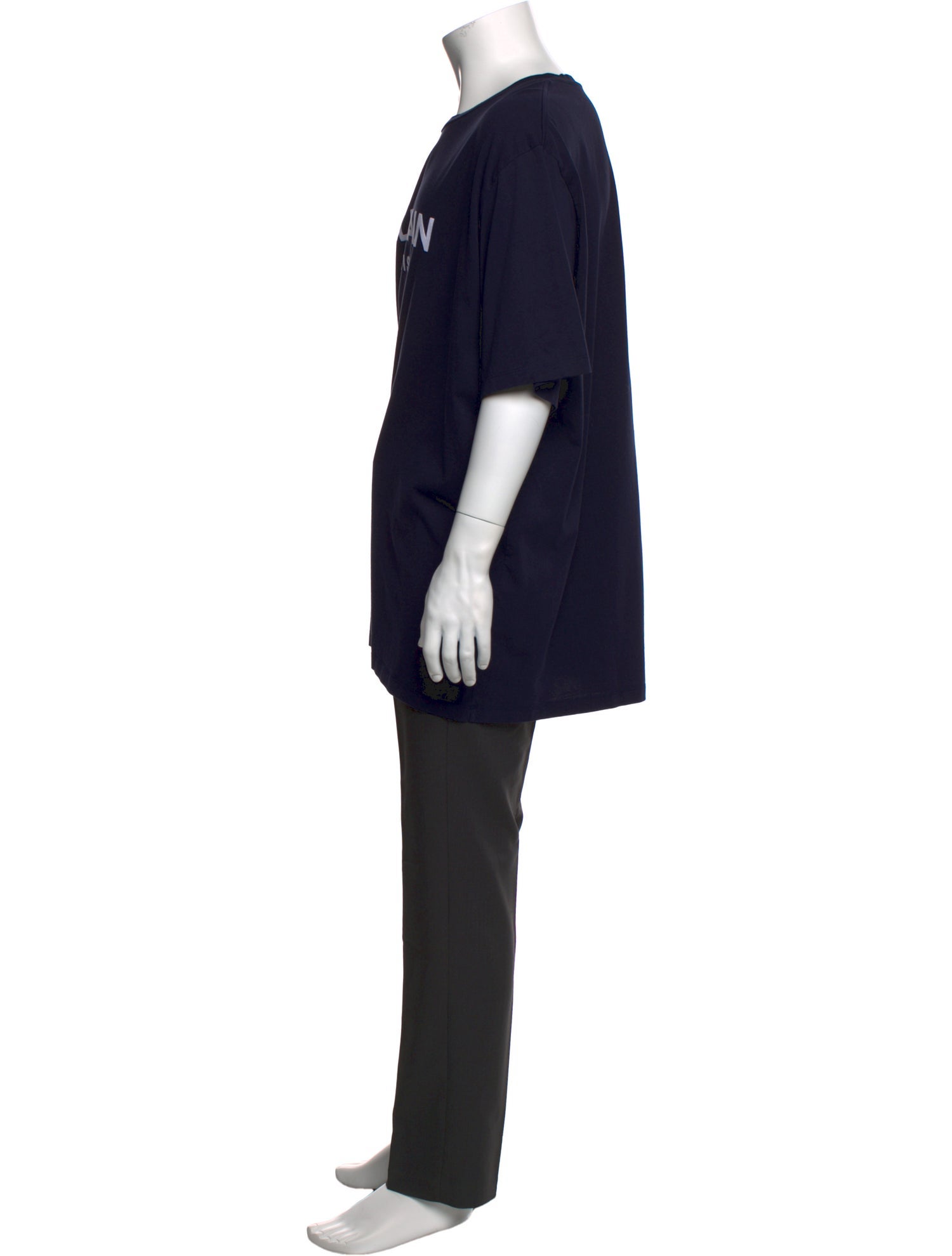 Balmain Graphic Print Crew Neck T-Shirt