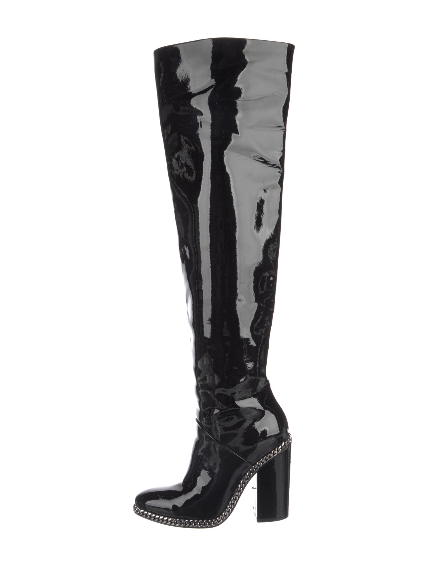 Balmain Patent Leather Boots