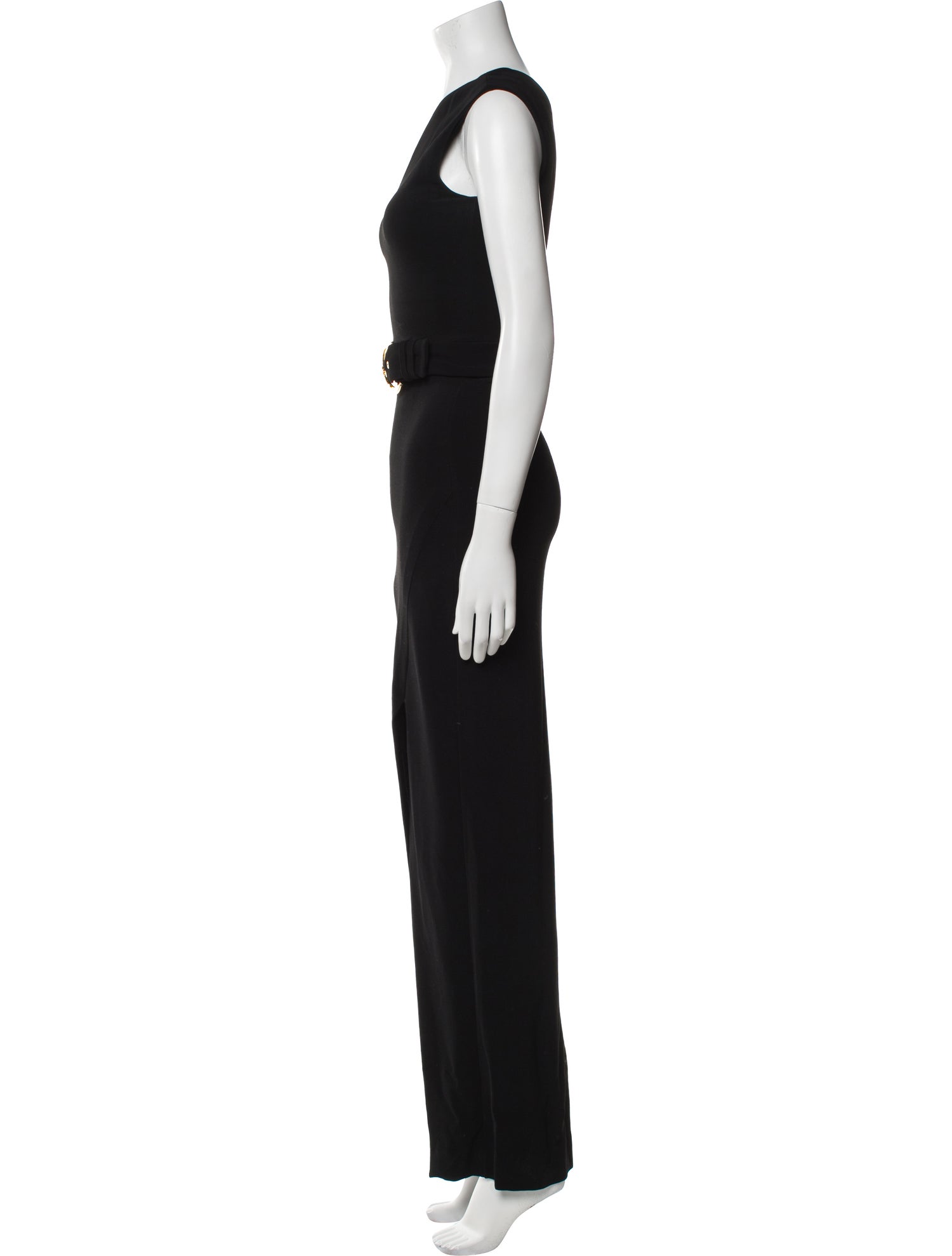 Balmain One-Shoulder Long Dress