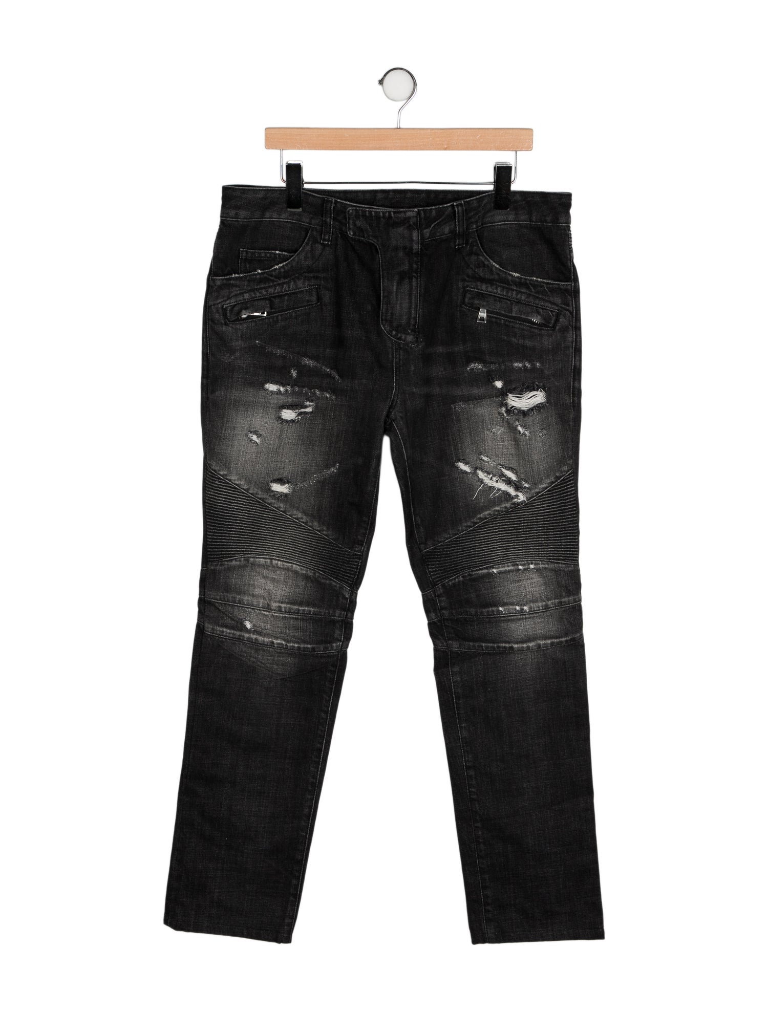 Balmain Moto Jeans